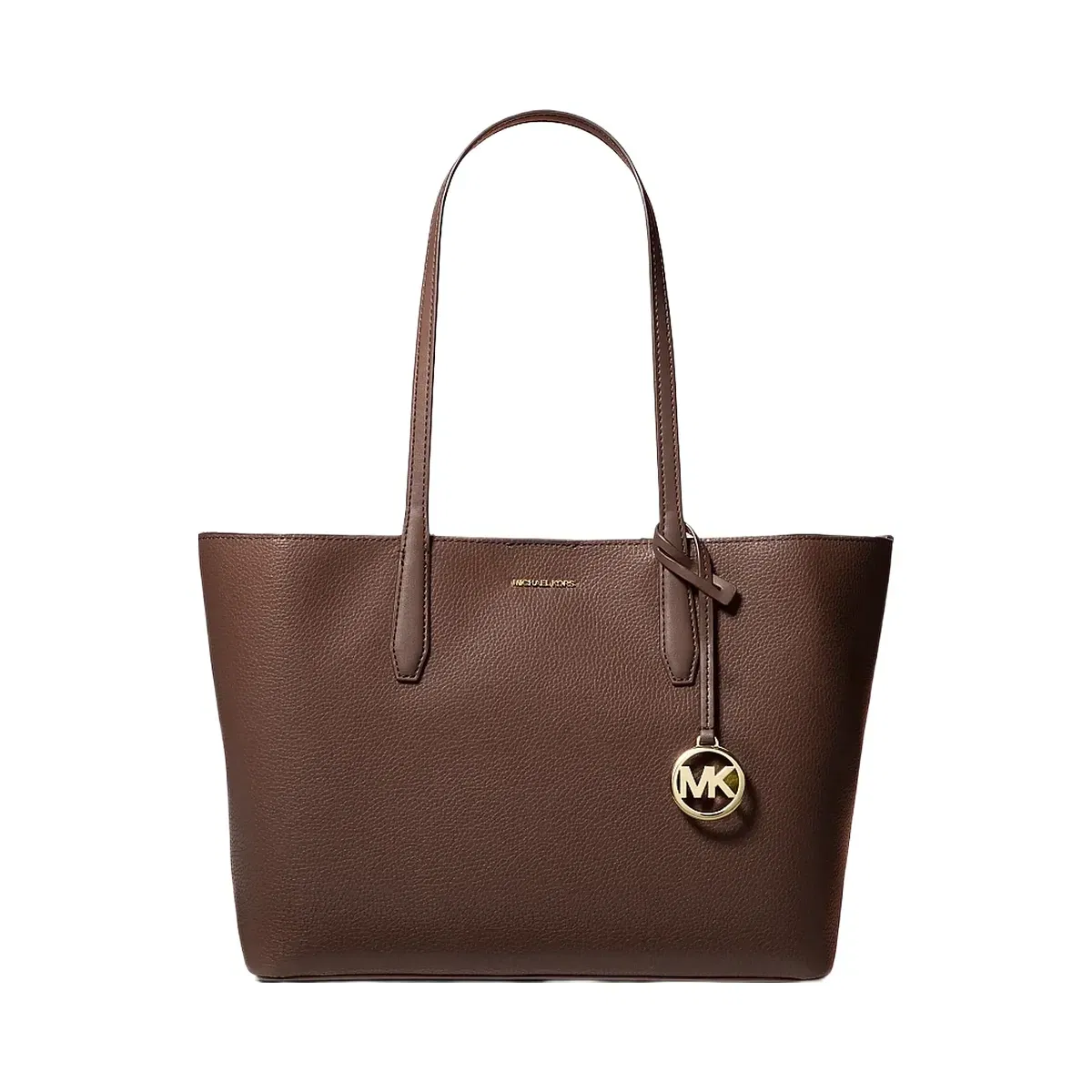 Michael Kors Avalon Medium Pebbled Leather Tote Bag Nutmeg