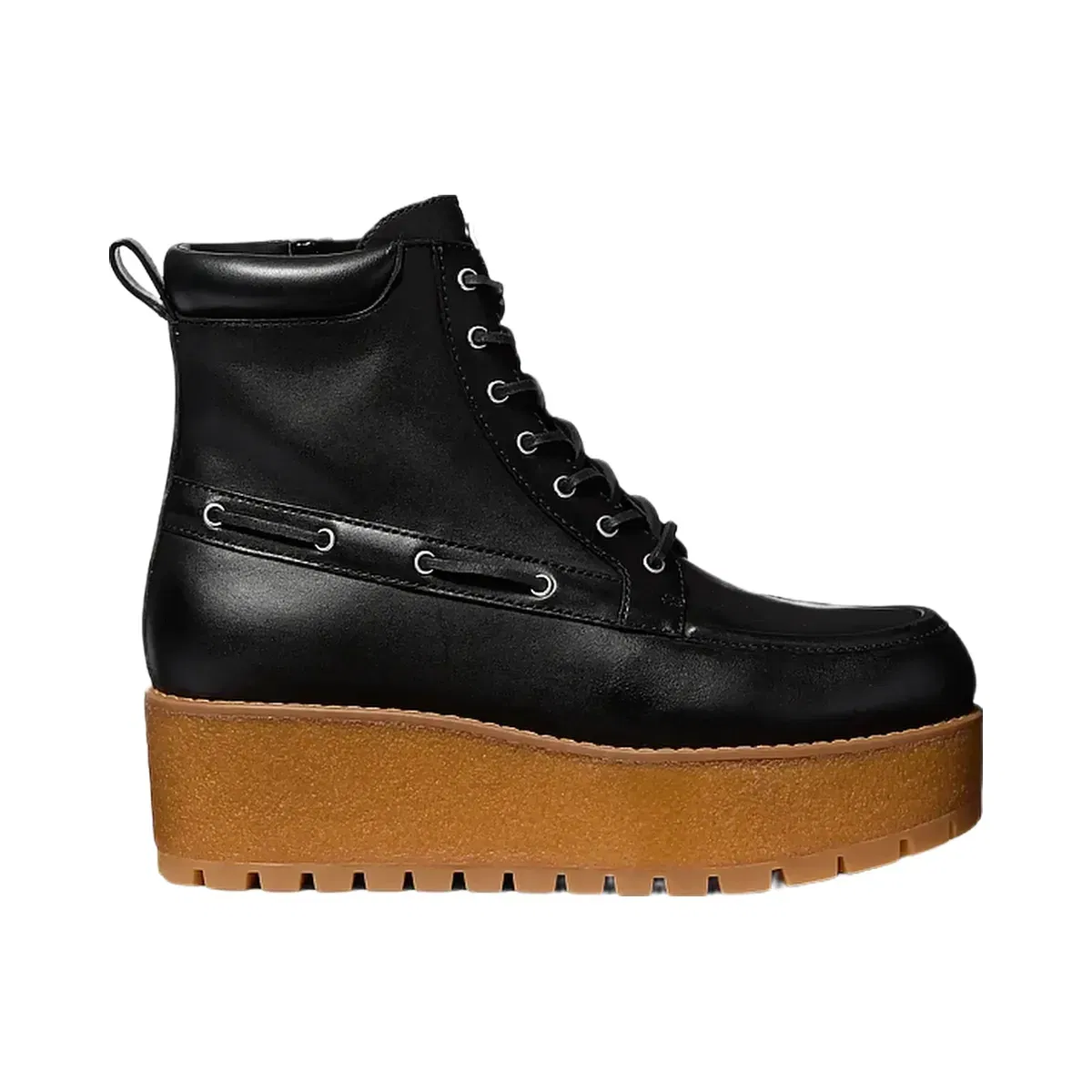 Michael Kors Kenny Leather Platform Boot Black