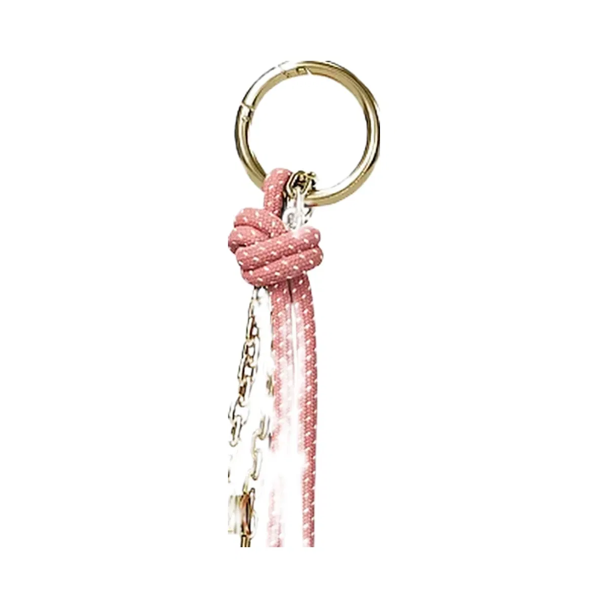 Michael Kors Gold-Tone and Speckled Cord Bag Charm Primrose