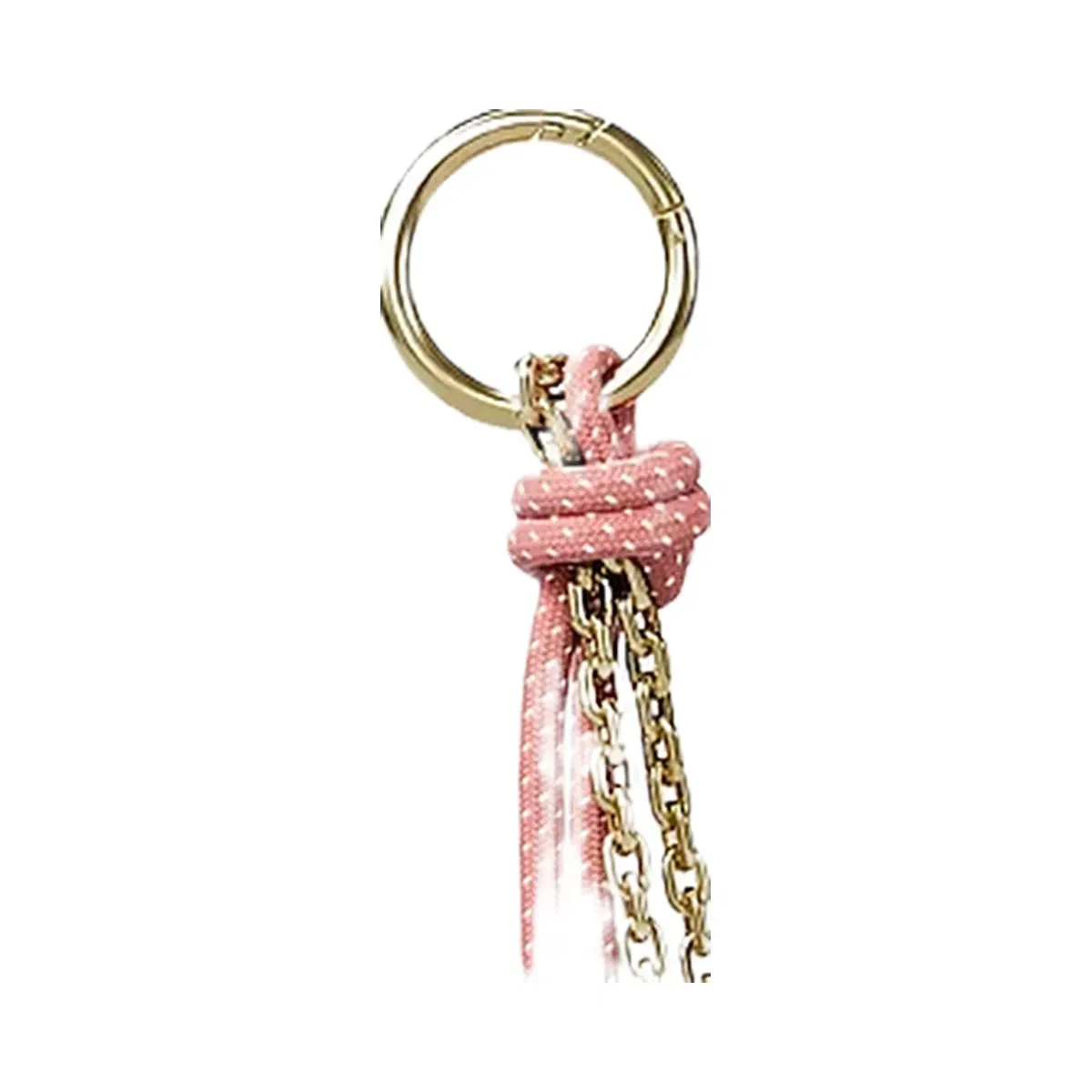 Michael Kors Gold-Tone and Speckled Cord Bag Charm Primrose