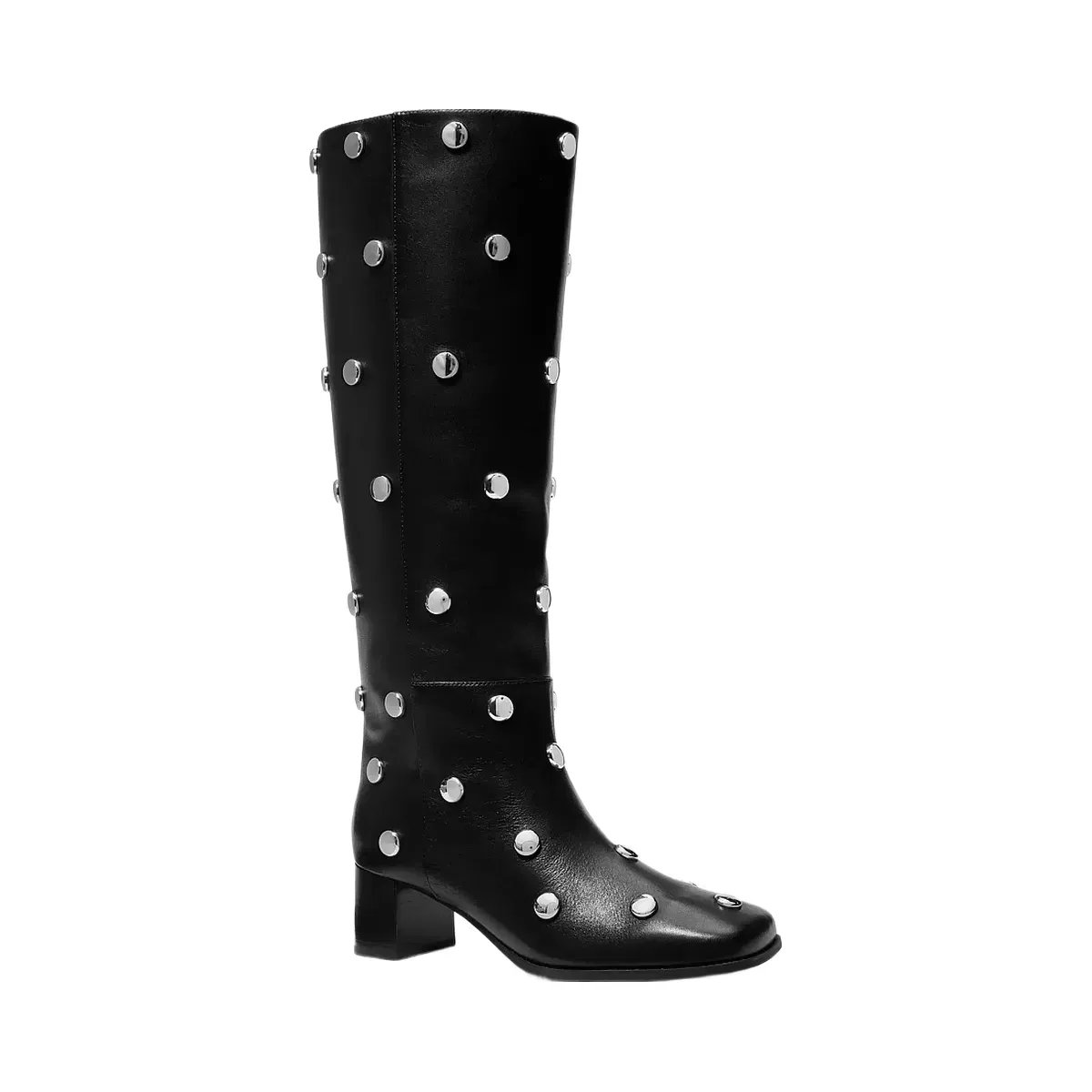 Michael Kors Matilda Flex Studded Leather Boot Black
