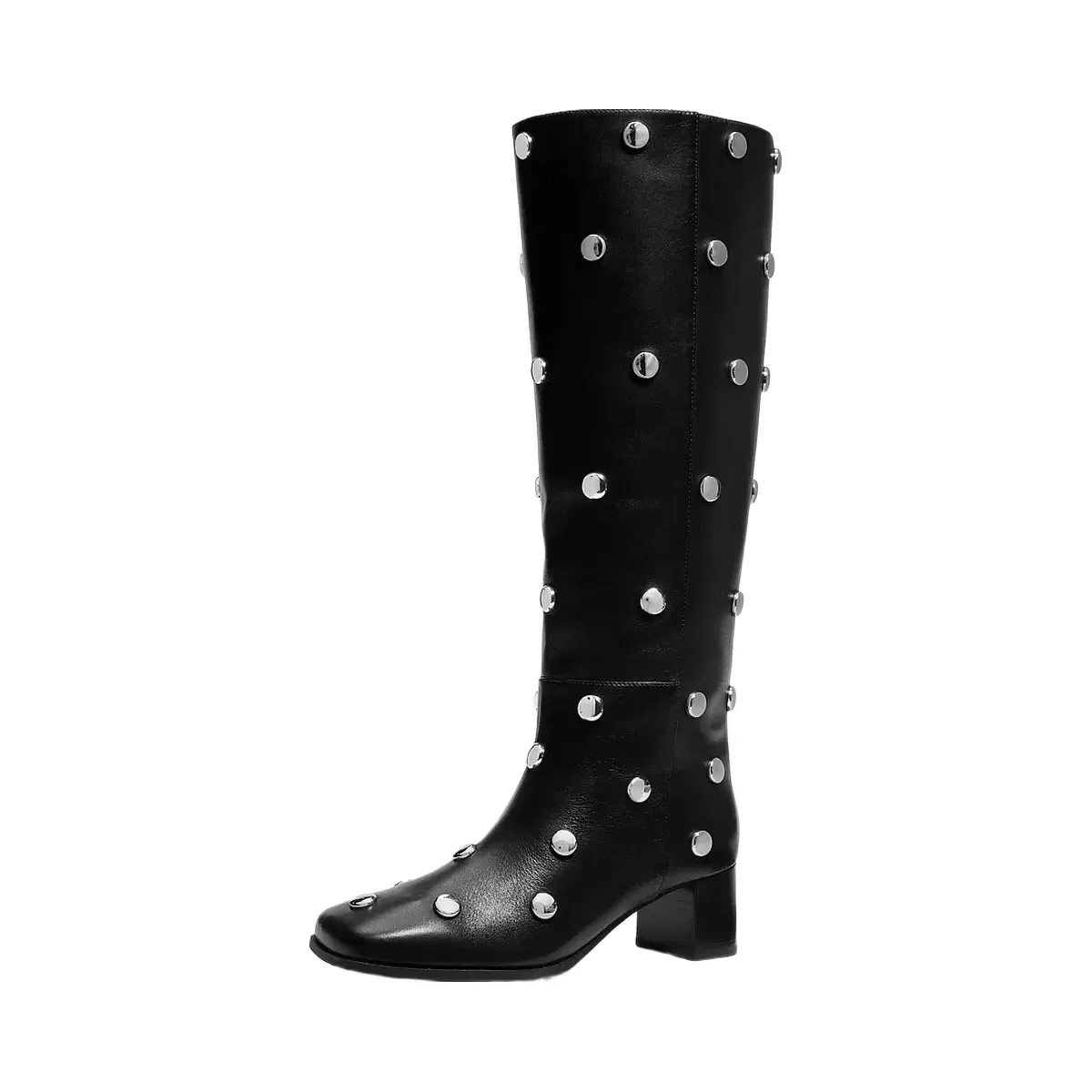 Michael Kors Matilda Flex Studded Leather Boot Black