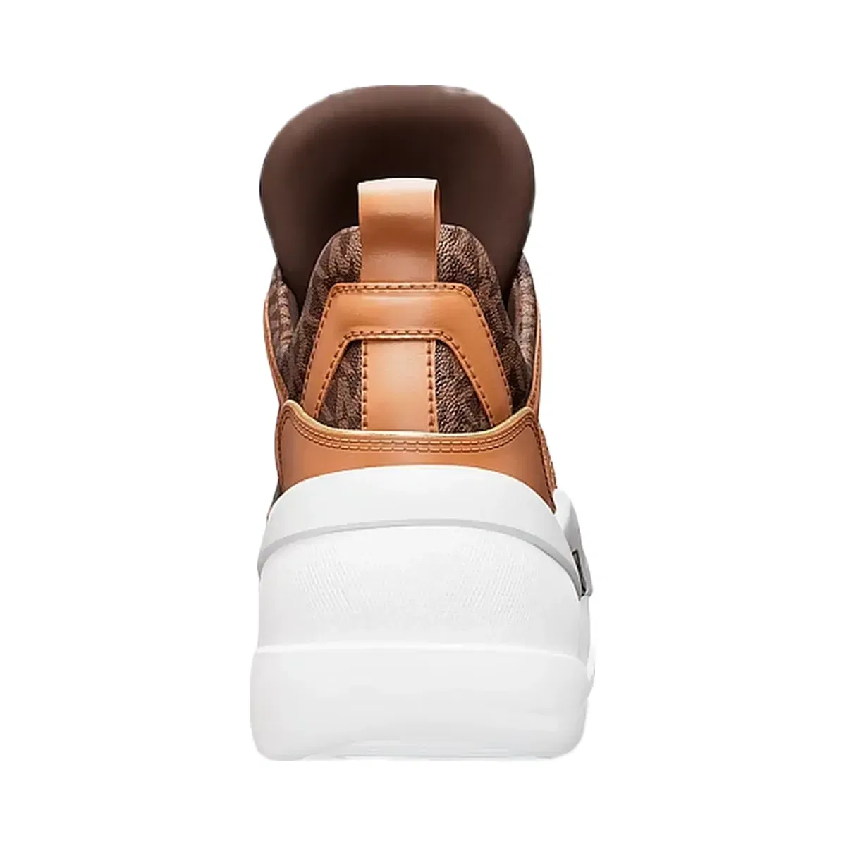 Michael Kors Olympia Signature Logo Trainer Brown Multi