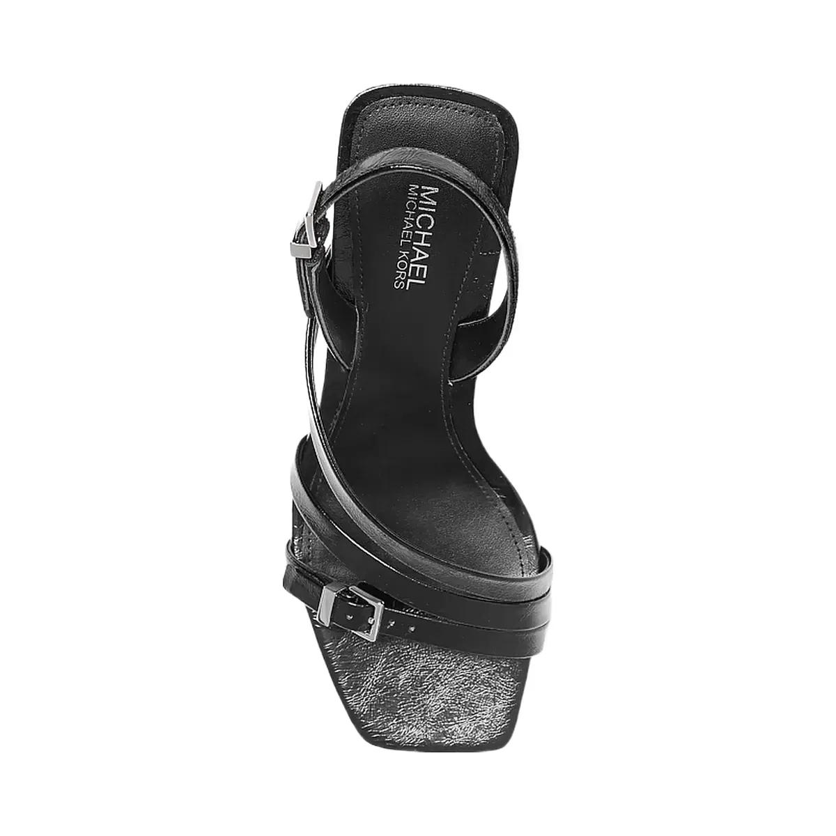 Michael Kors Yvette Crackled Sandal Black