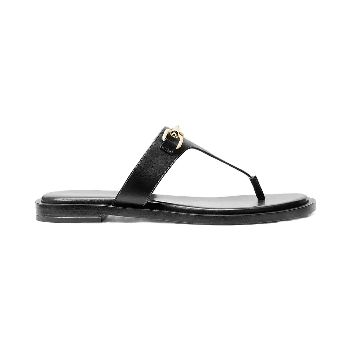 Michael Kors Carson Leather Sandal Black
