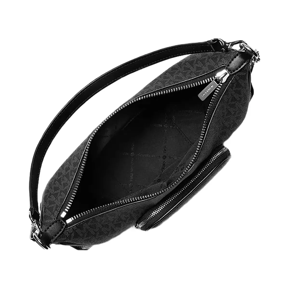 Michael Kors Merritt Small Signature Logo Convertible Crossbody Bag Black
