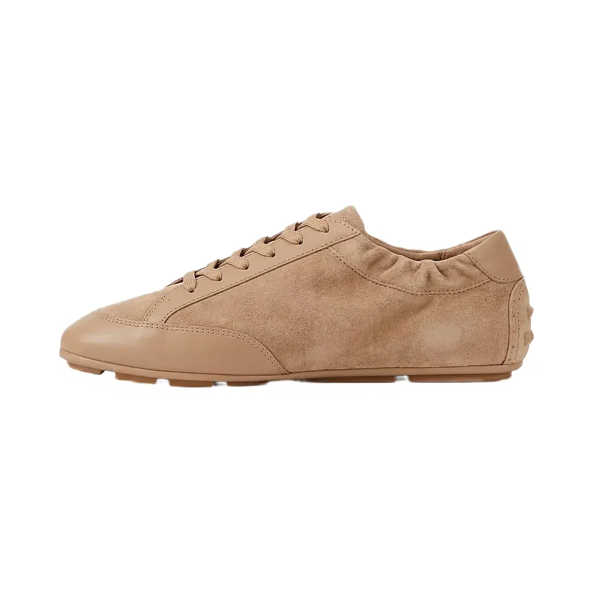 Michael Kors Susie Suede and Leather Trainer Camel