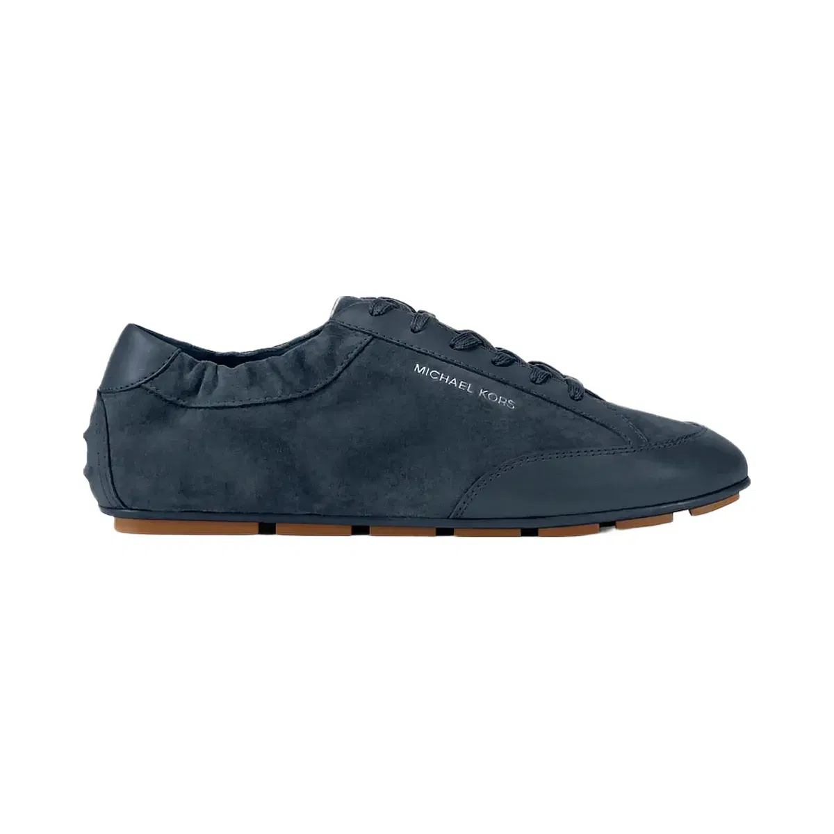 Michael Kors Susie Suede and Leather Trainer Navy