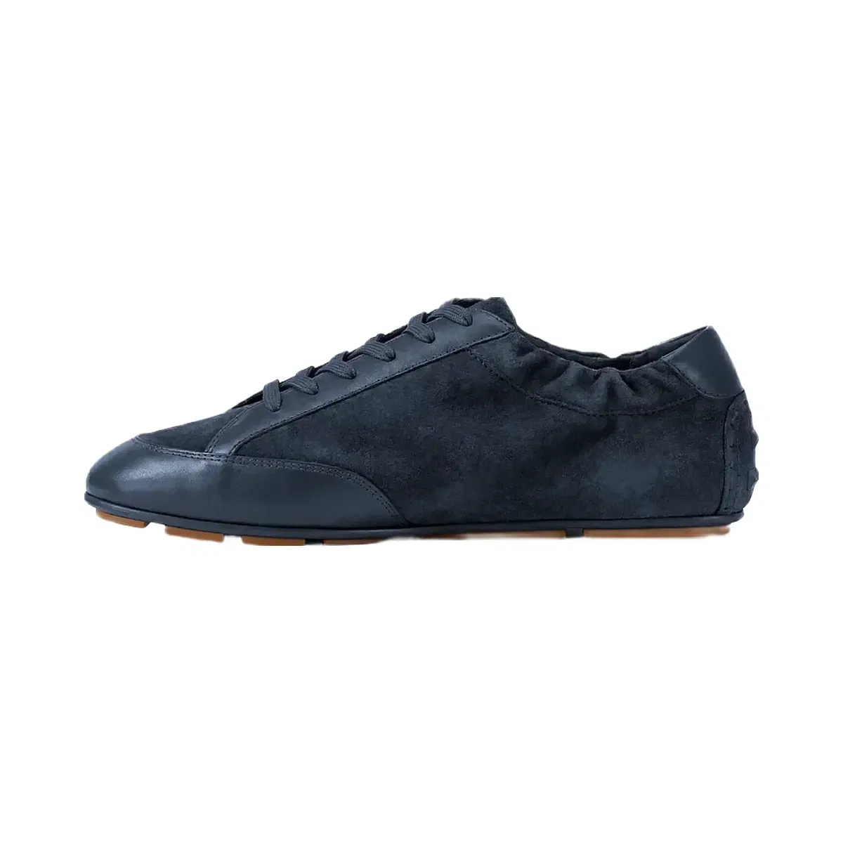 Michael Kors Susie Suede and Leather Trainer Navy
