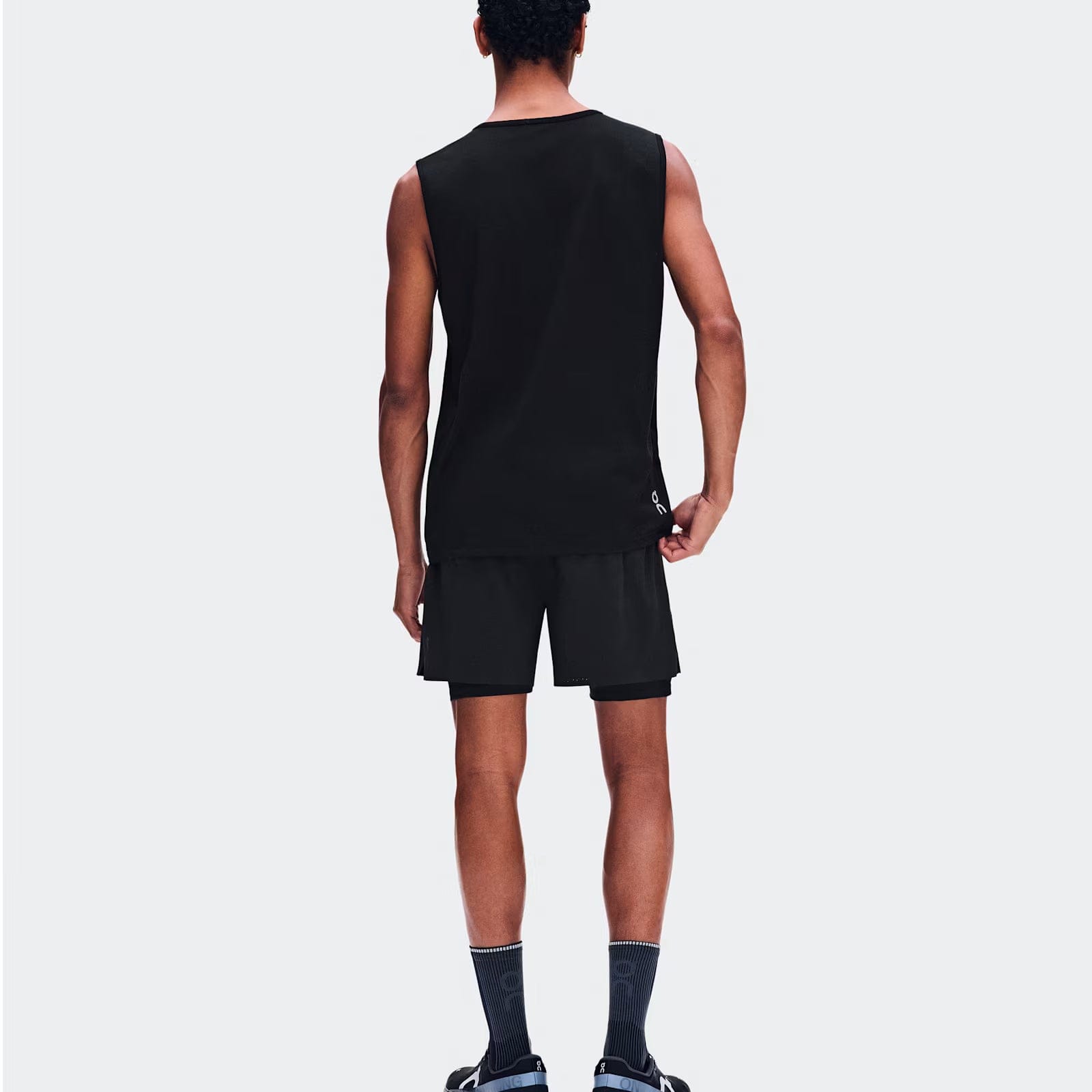 On On Run Tank Black