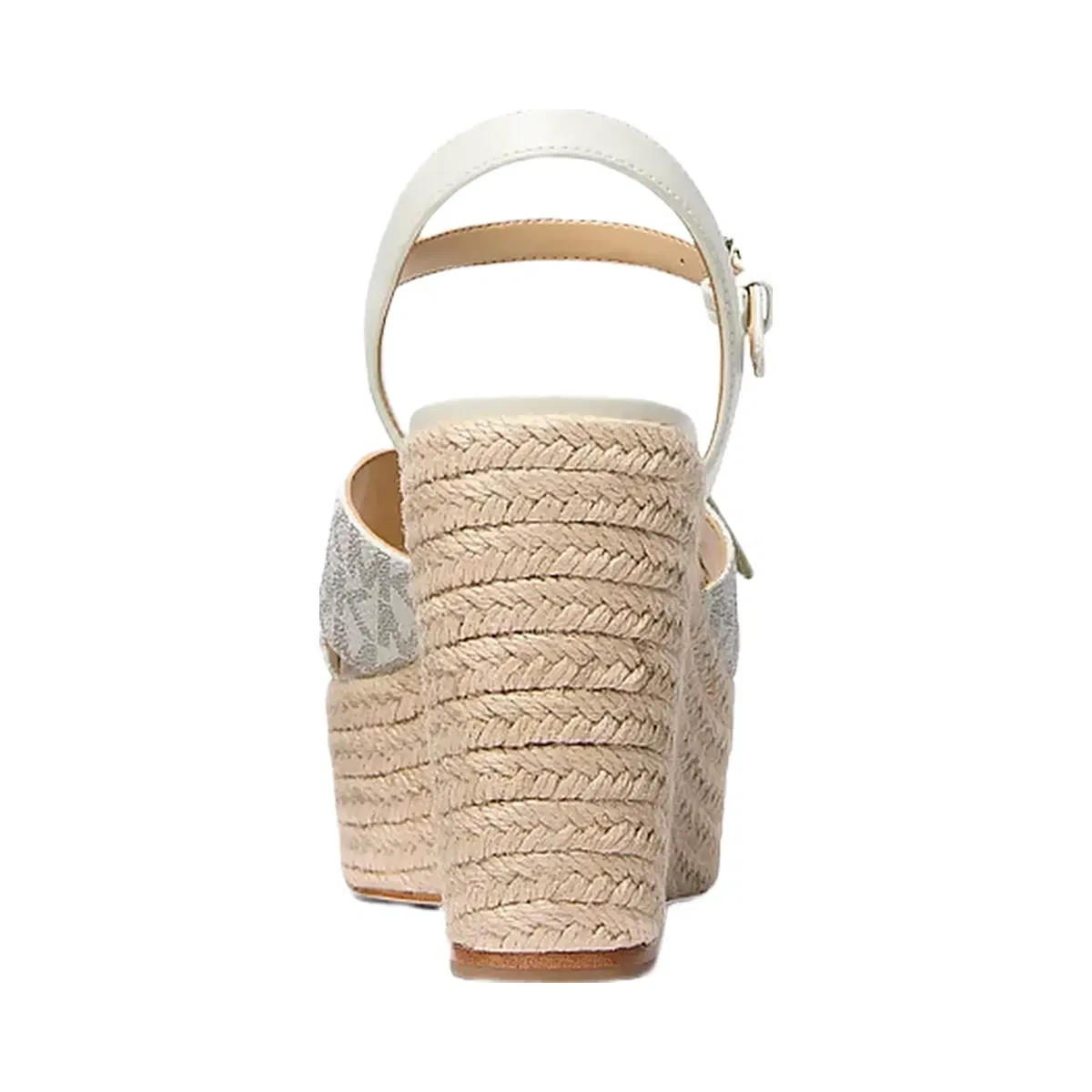 Michael Kors Hannah Signature Logo Wedge Sandal Vanilla