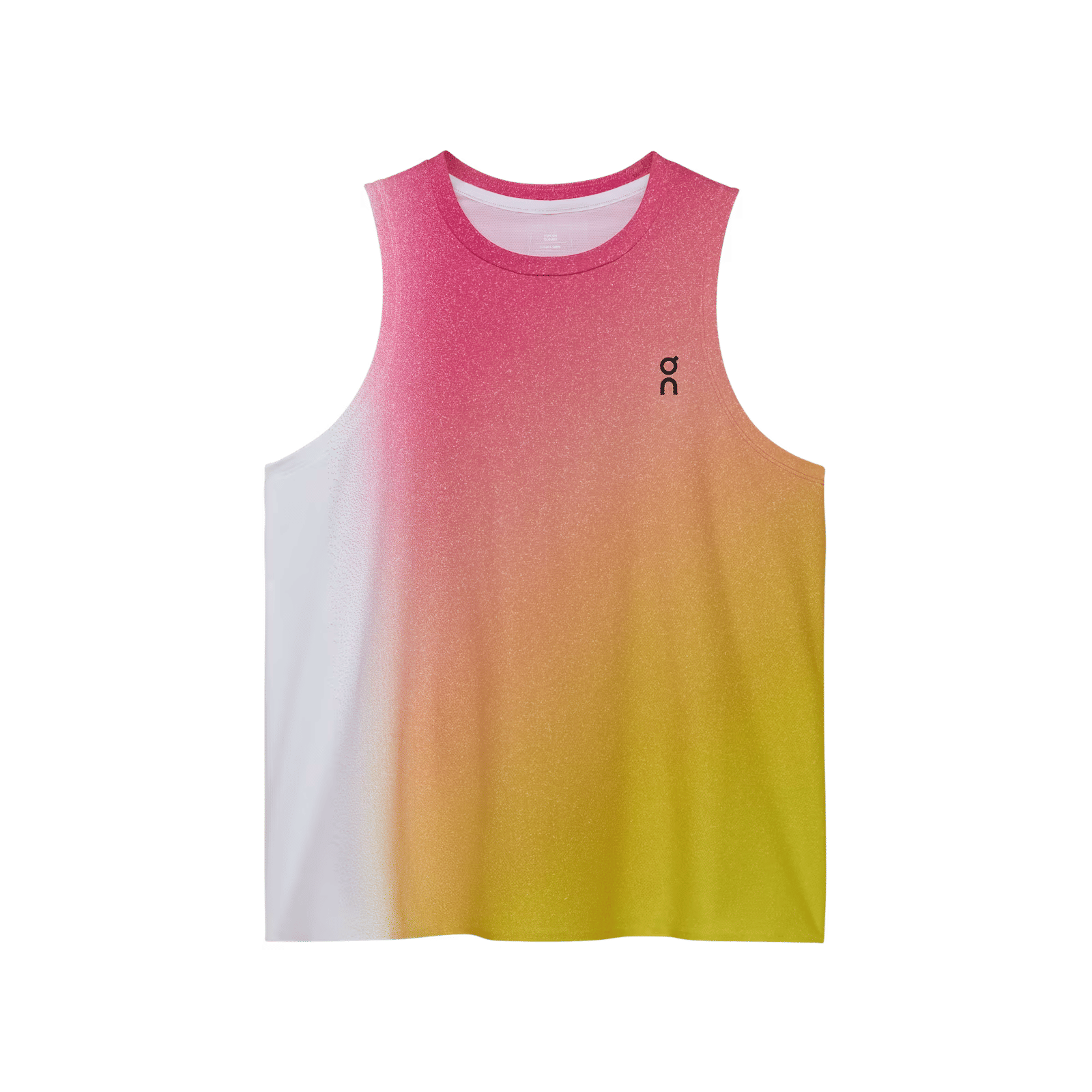 On Court Tank White | Lime (Women'S)