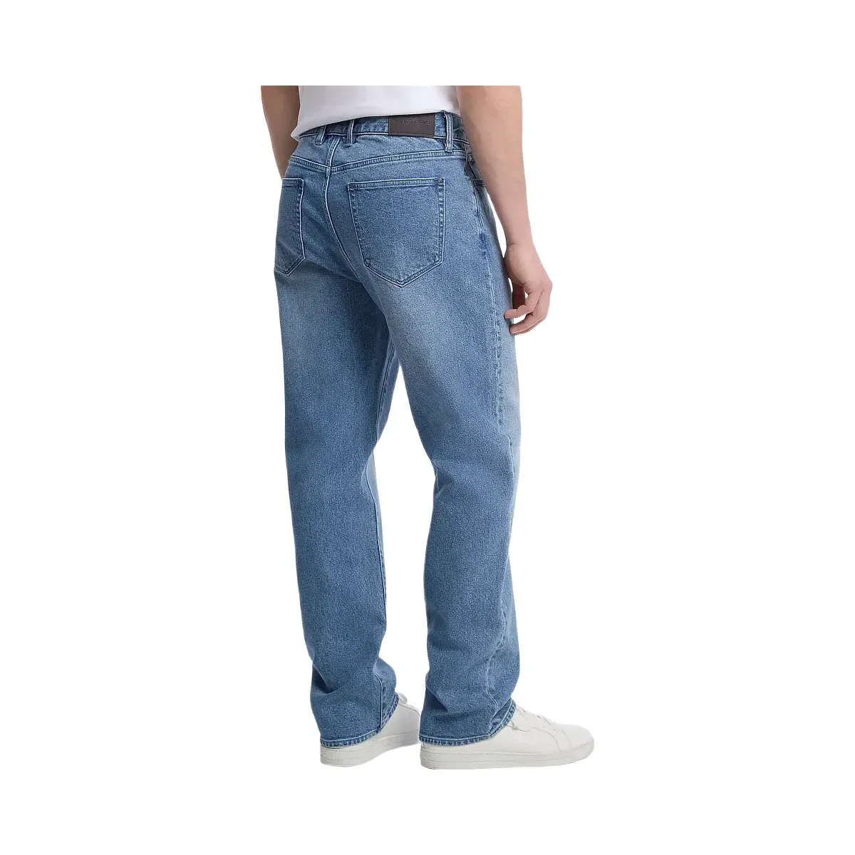 Michael Kors Finn Straight-Fit Denim Jeans Angel Blue Wash