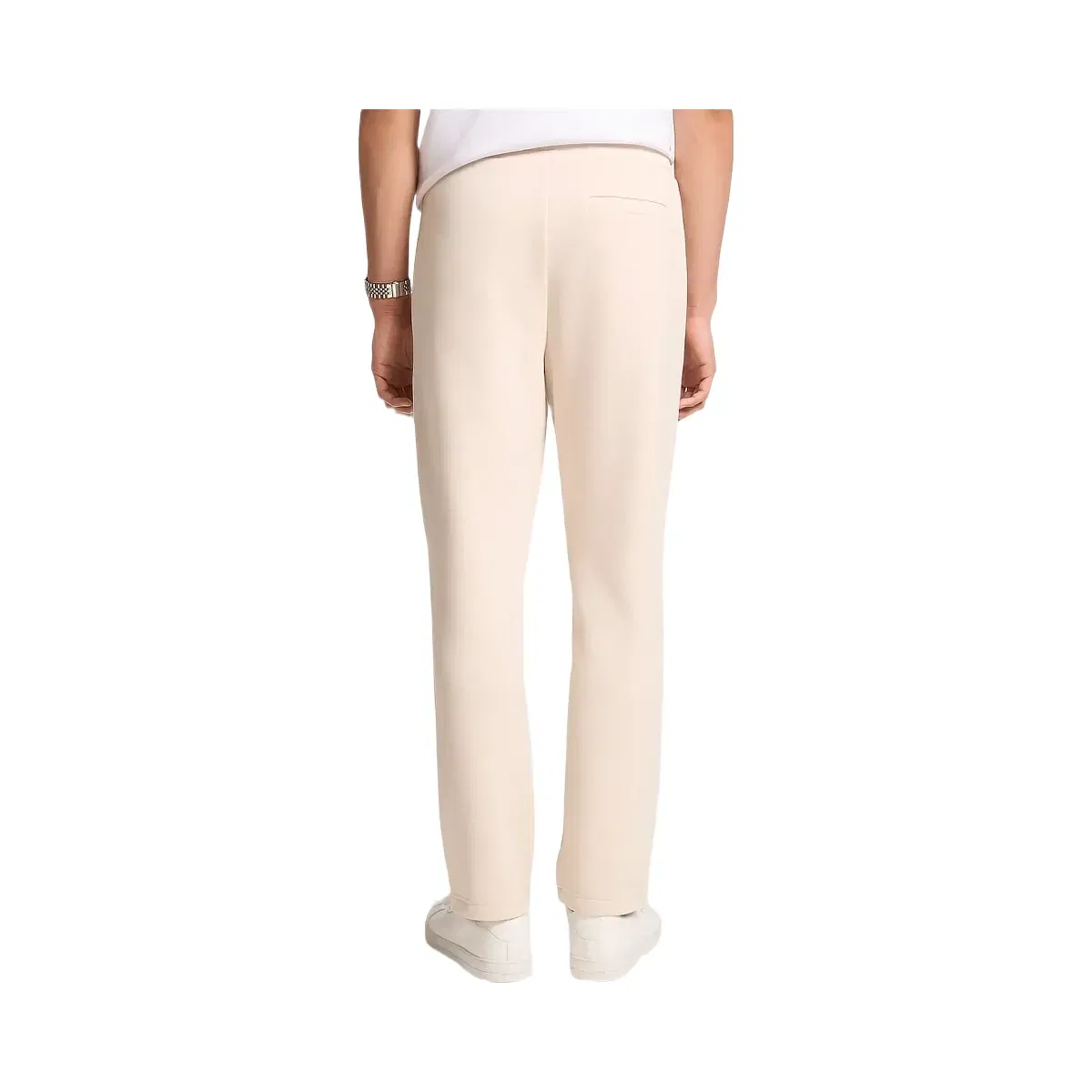 Michael Kors Logo Cotton Blend Joggers Lt Cream