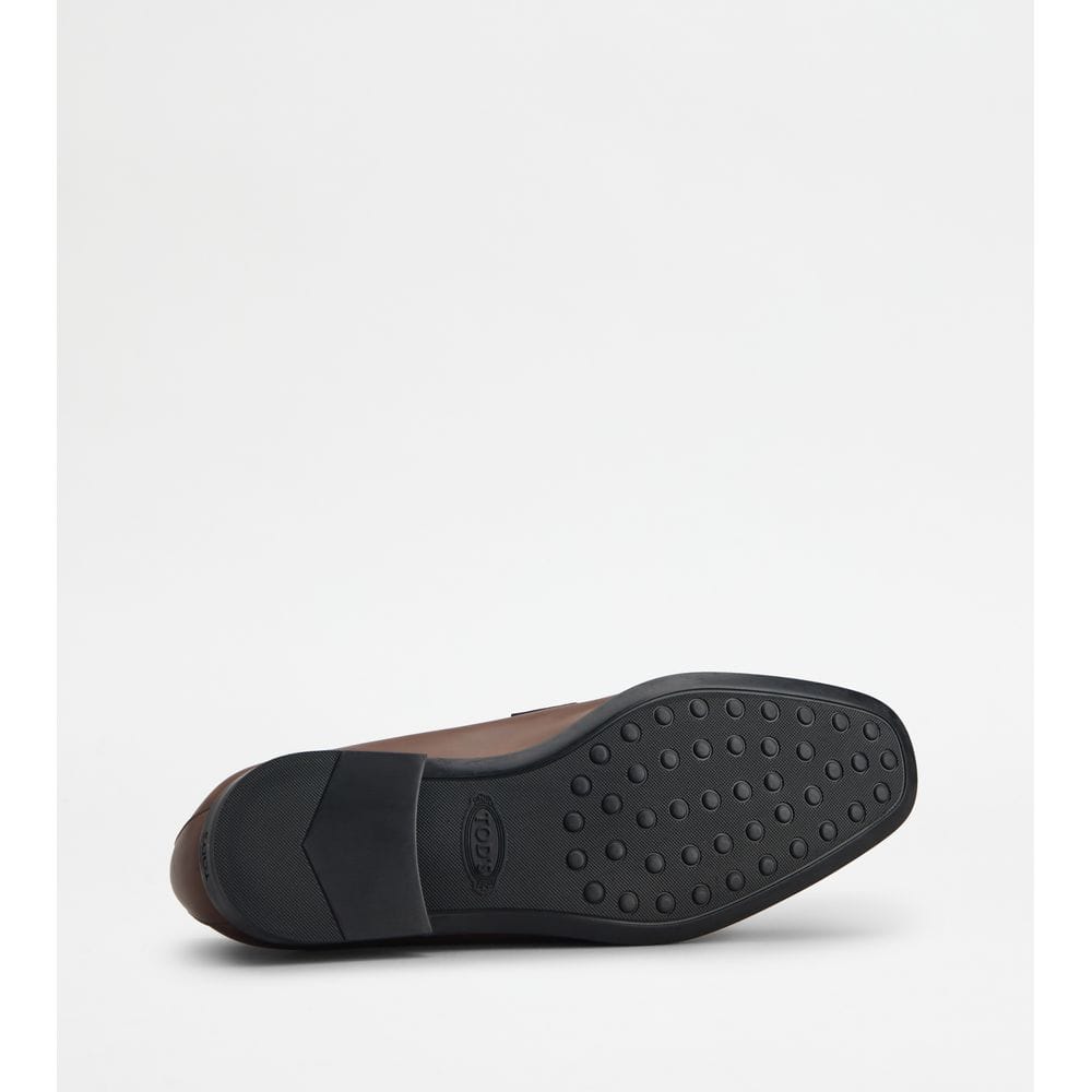 Tods Loafers In Leather Brown Mens