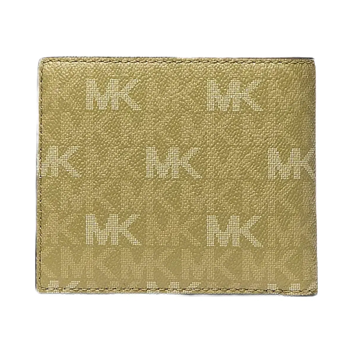 Michael Kors Cooper Printed Signature Logo Billfold Wallet Oregano