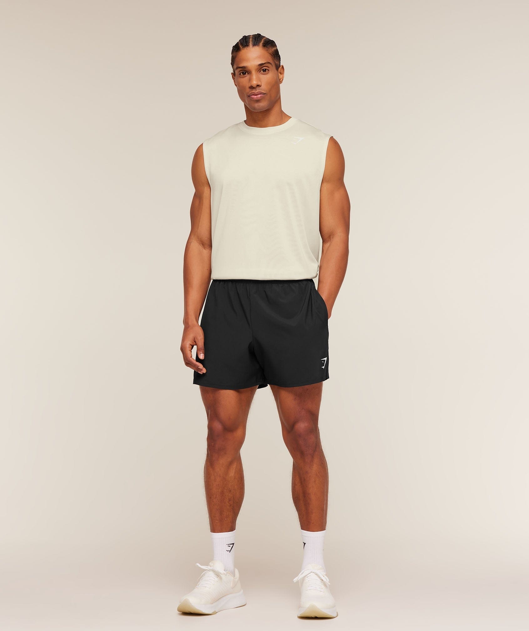 Gymshark Washed Pastels Tank Soft White