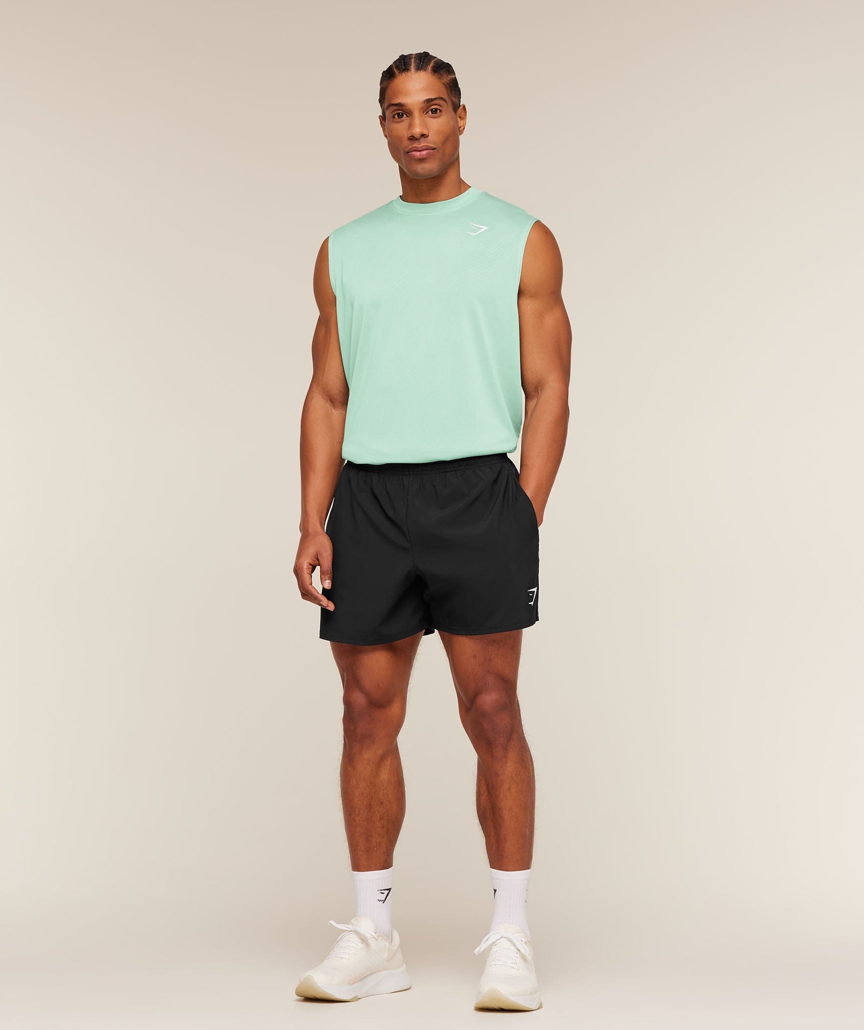 Gymshark Washed Pastels Tank Soft White