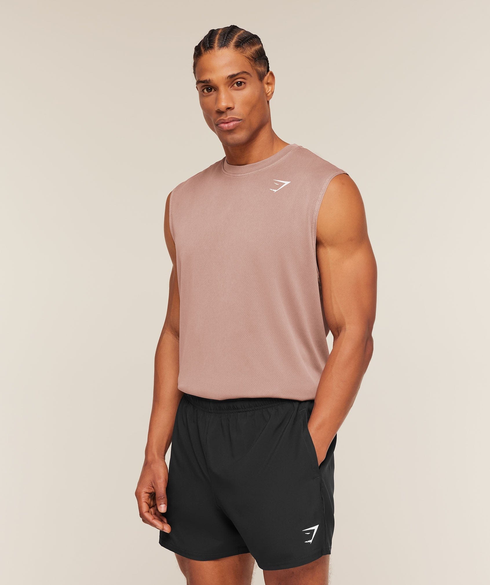 Gymshark Washed Pastels Tank Soft White
