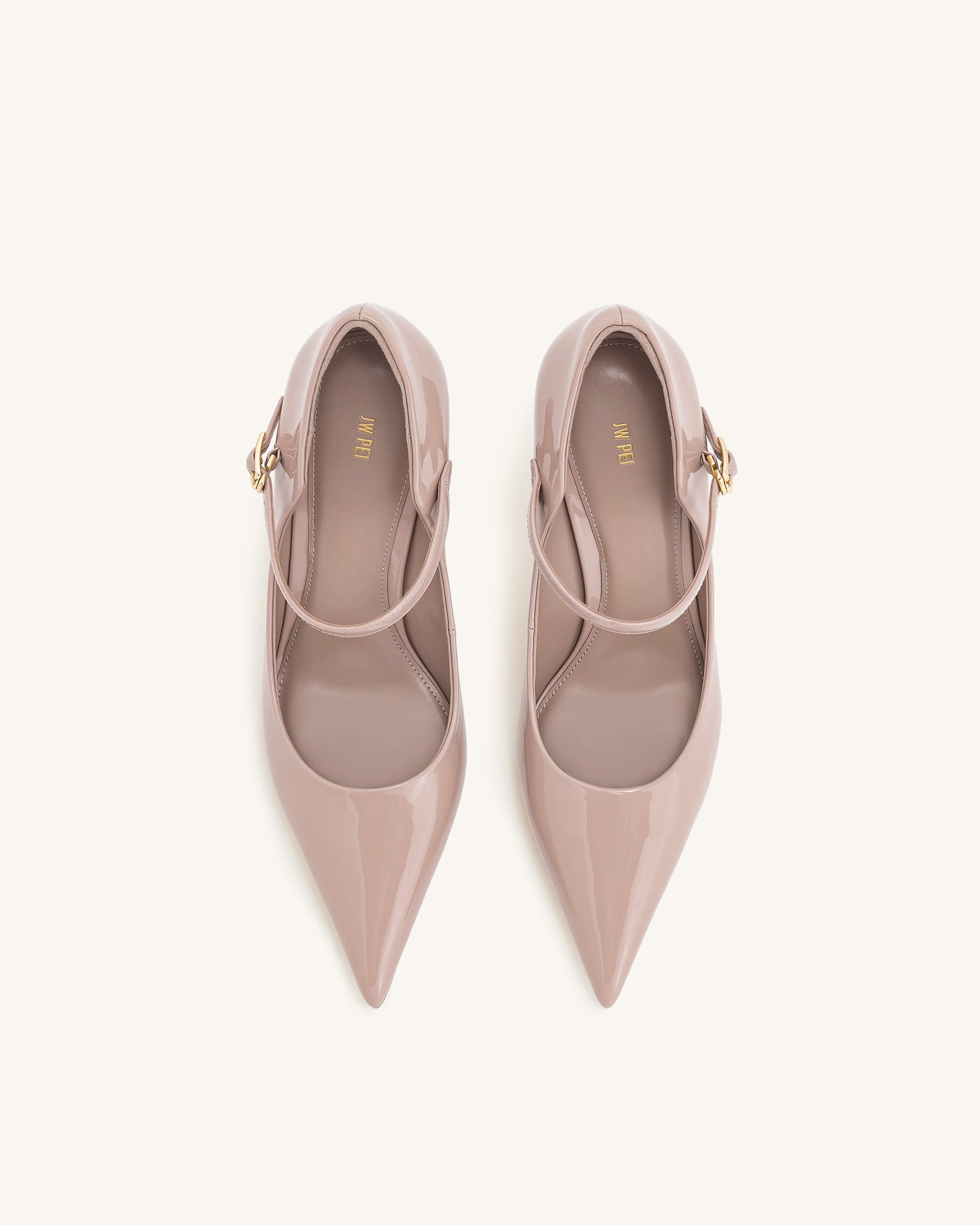 Jw Pei Thalina Patent Leather Pumps Dusty Pink