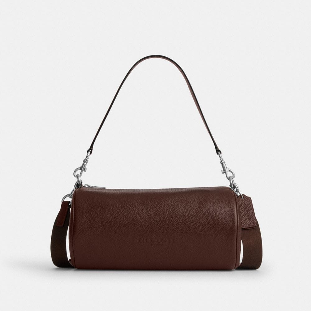 Coach Andre Barrel Bag 30 Silver Maple