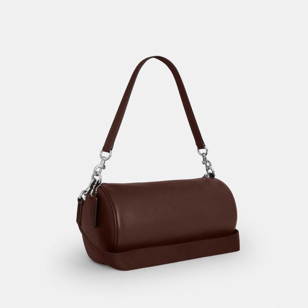 Coach Andre Barrel Bag 30 Silver Maple