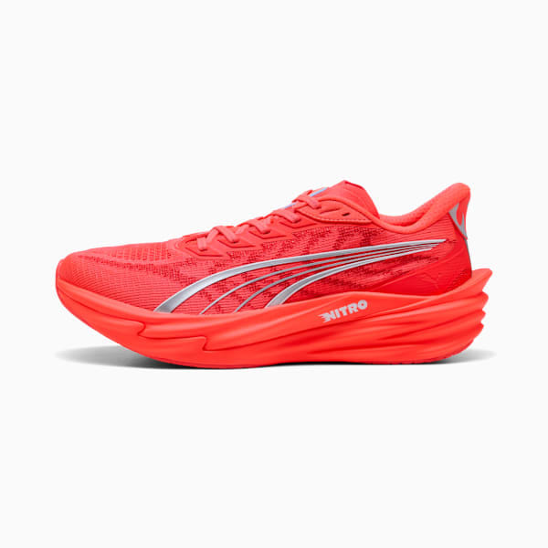 Deviate Nitro™ 4 Men'S Road Running Shoes Ultra Red-Puma Silver