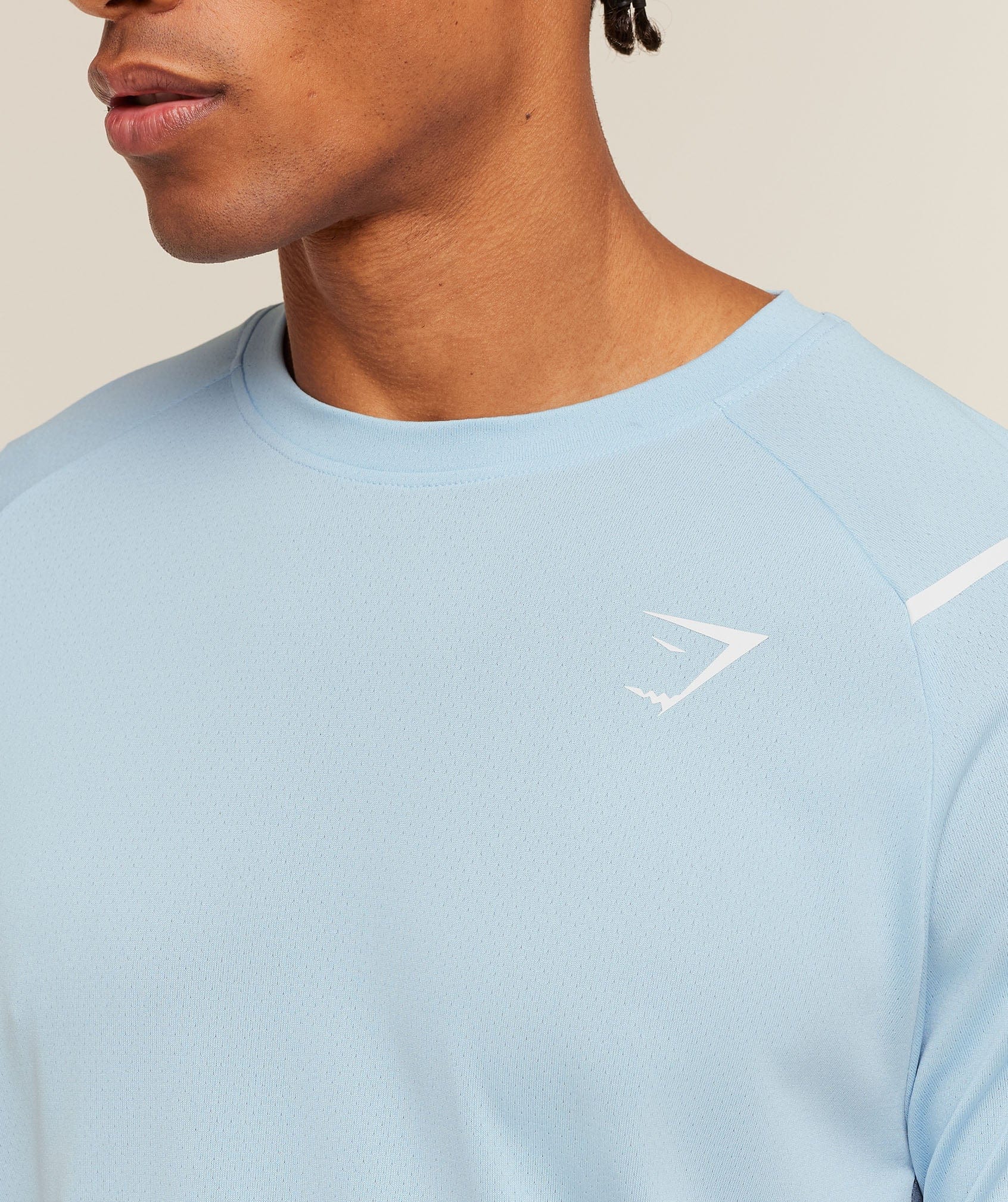 Gymshark Arrival Contrast T-Shirt Chilled Blue