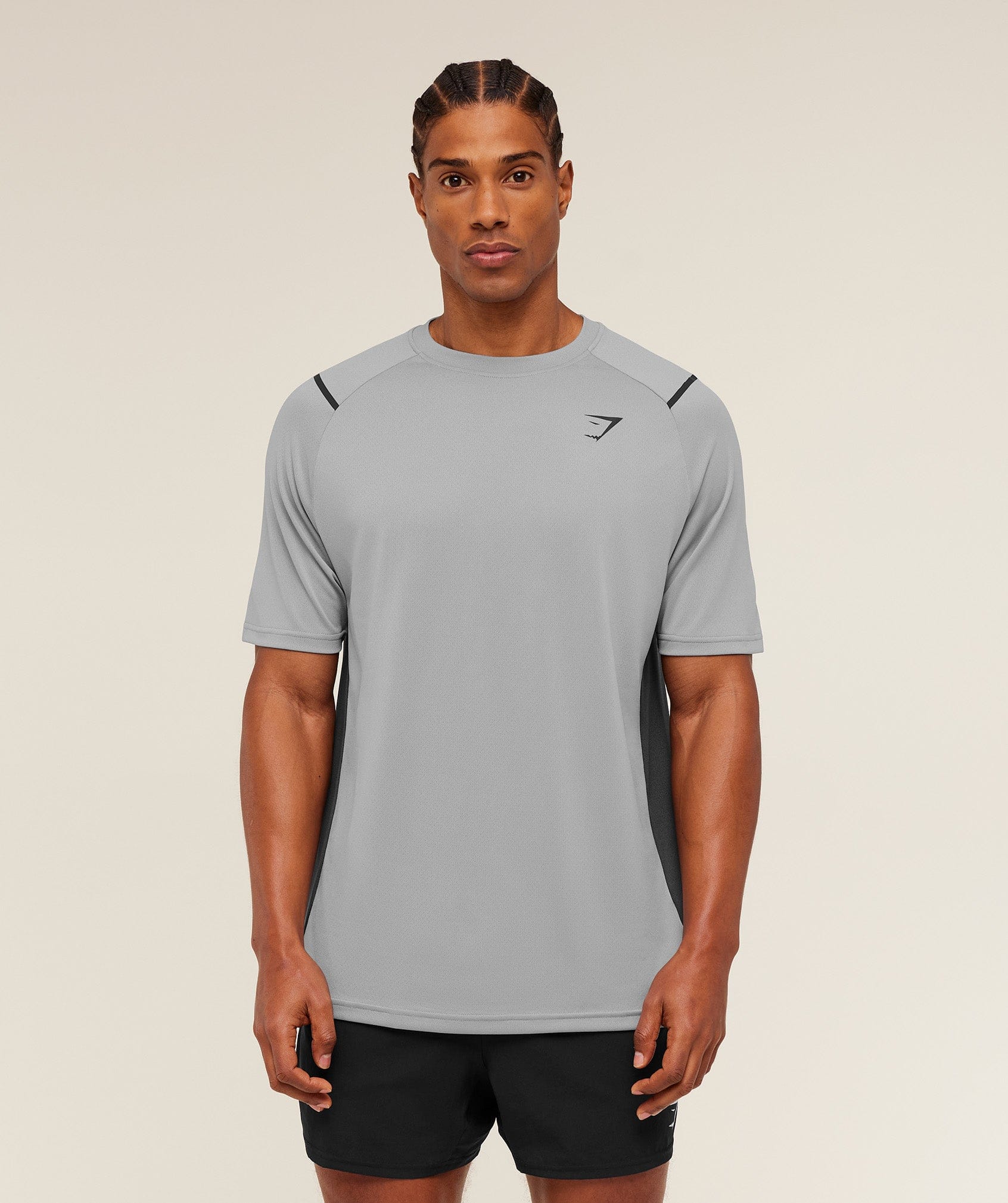 Gymshark Arrival Contrast T-Shirt Chilled Blue