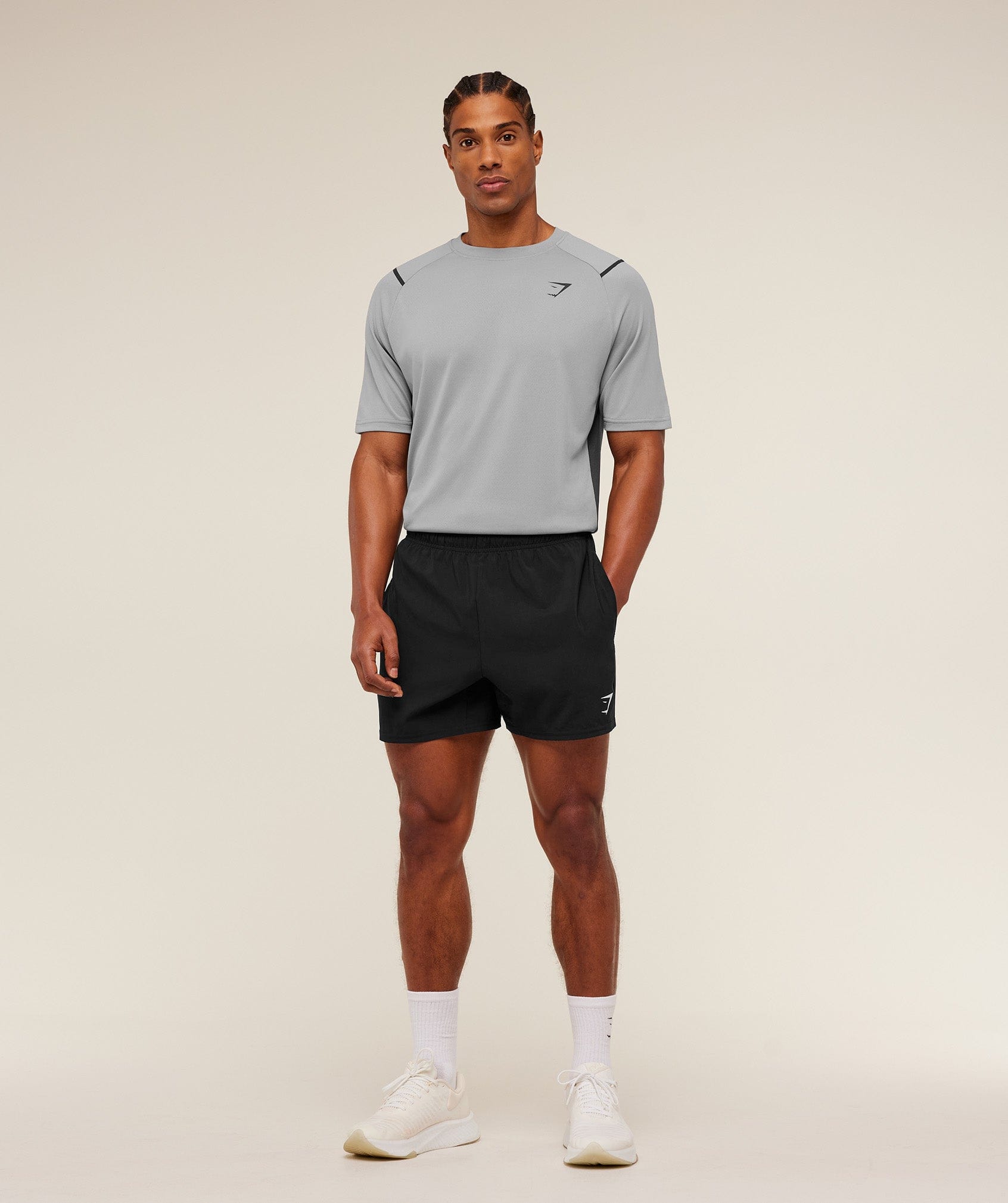 Gymshark Arrival Contrast T-Shirt Chilled Blue