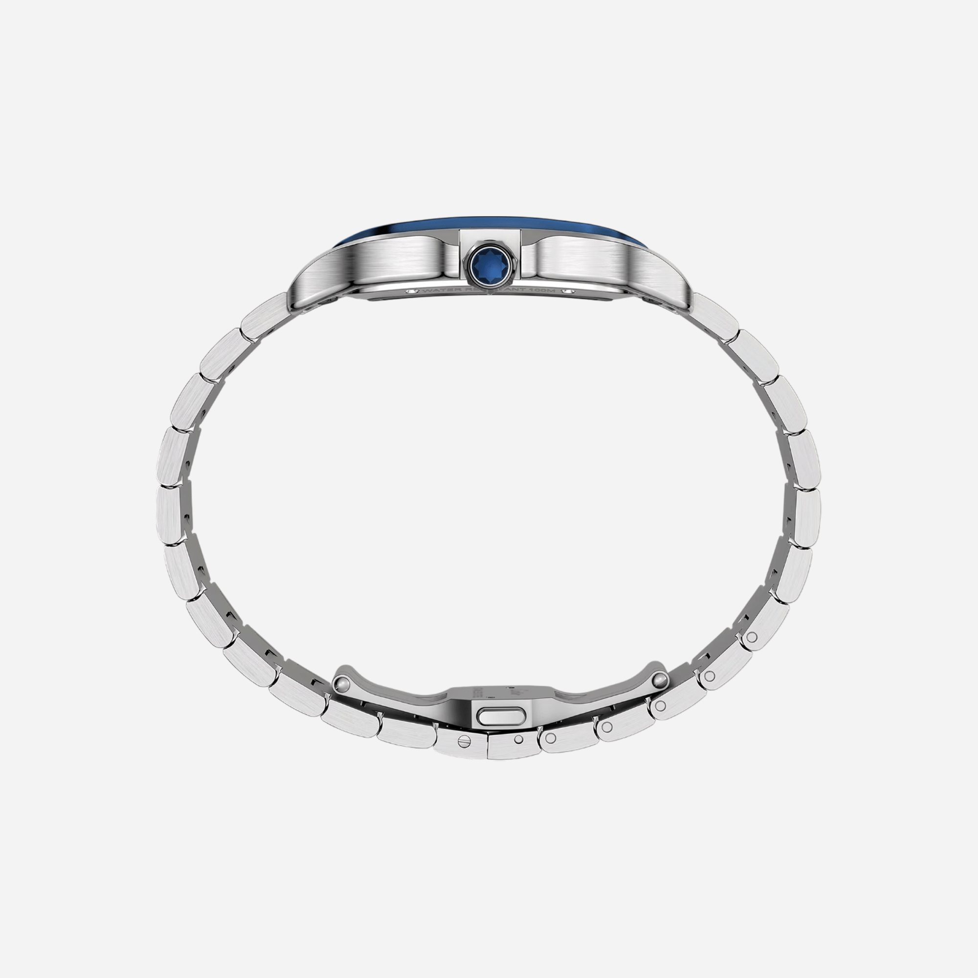 Cartier Santos De Cartier Skeleton Dial Steel Strap Watch - WHSA0026