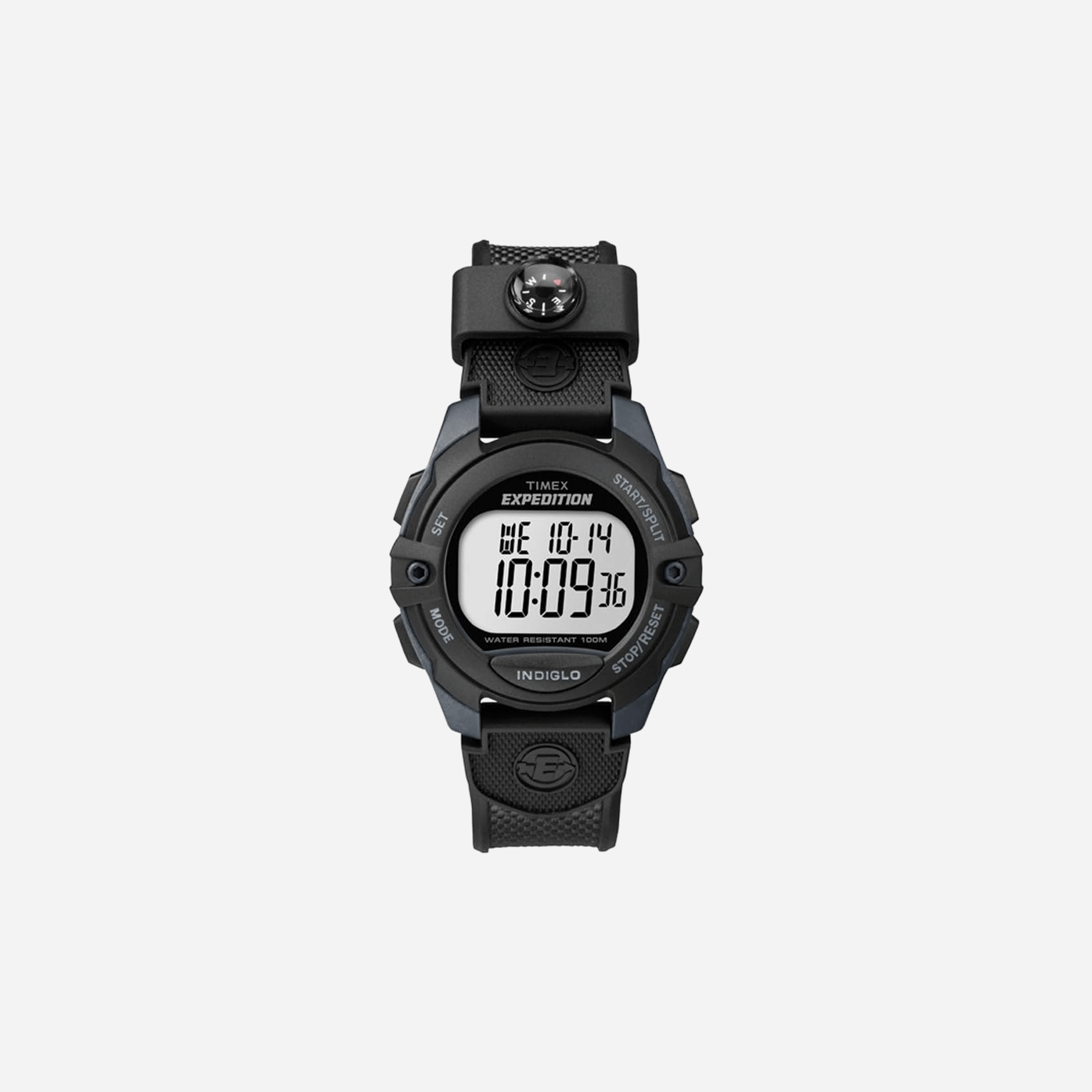 Timex Expedition Digital CAT5 Grey Dial Black Resin Strap Watch
