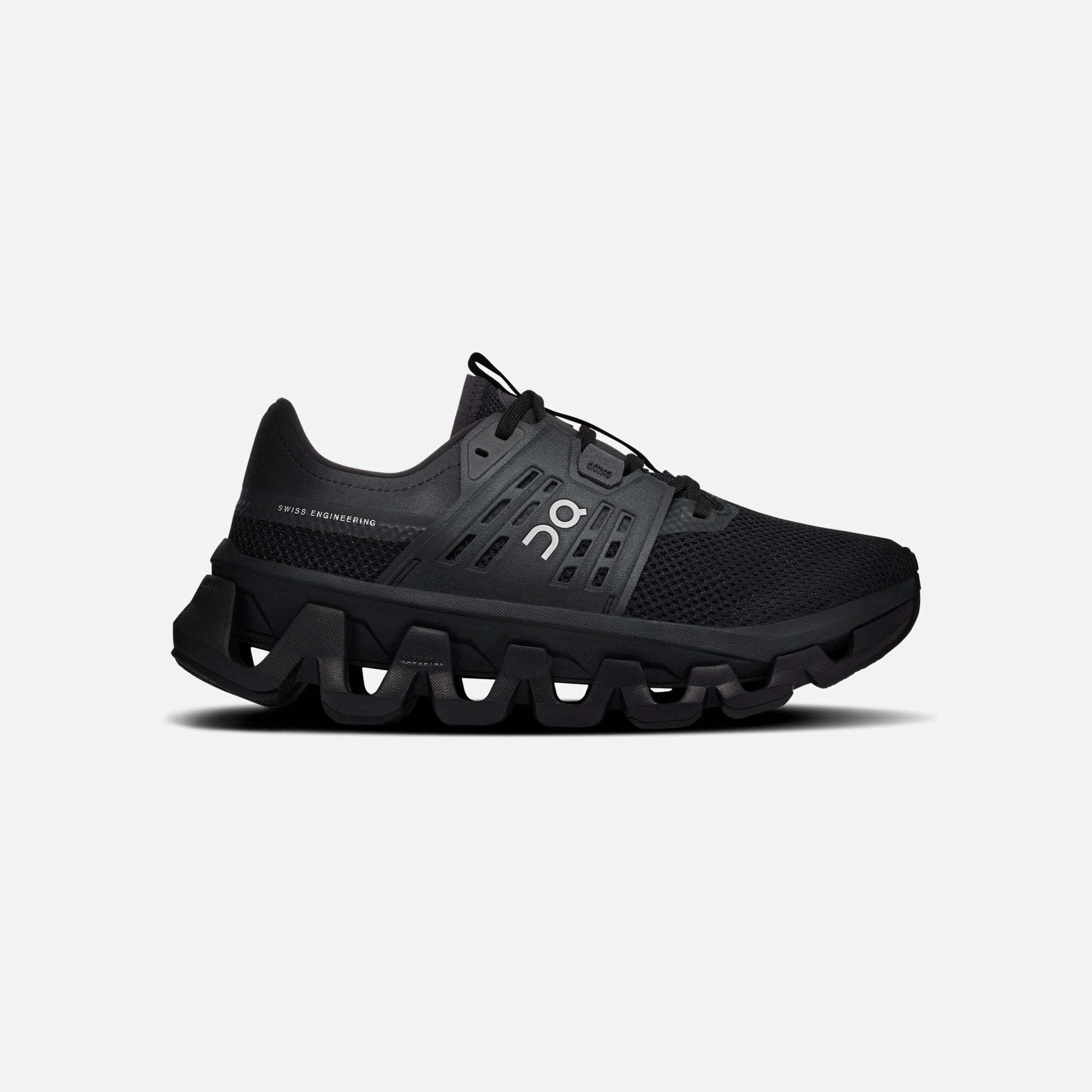 ON Running Cloudswift Amp Black Silver WMNS