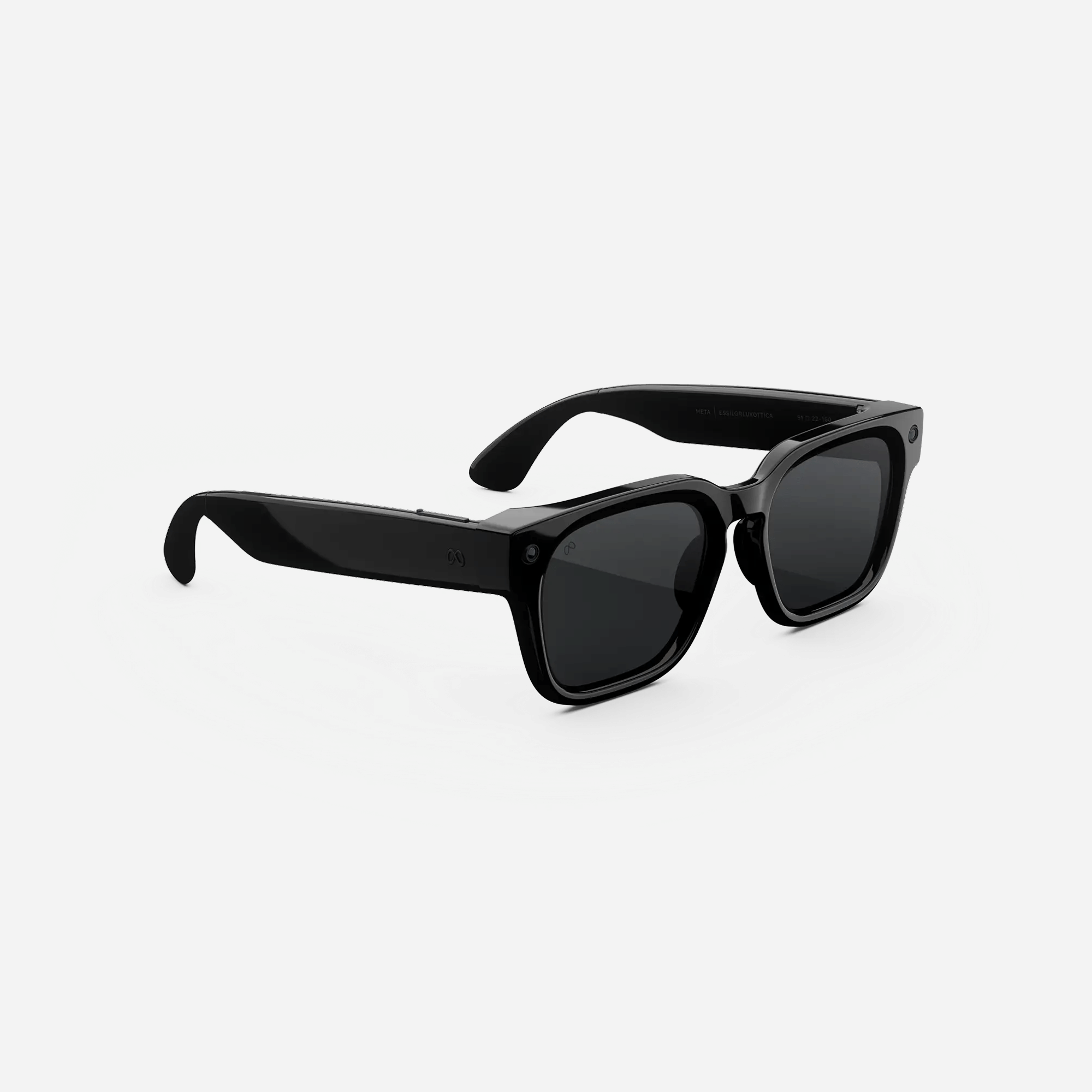 Meta AI Glasses Fury Classic Black Grey Polarized Lens