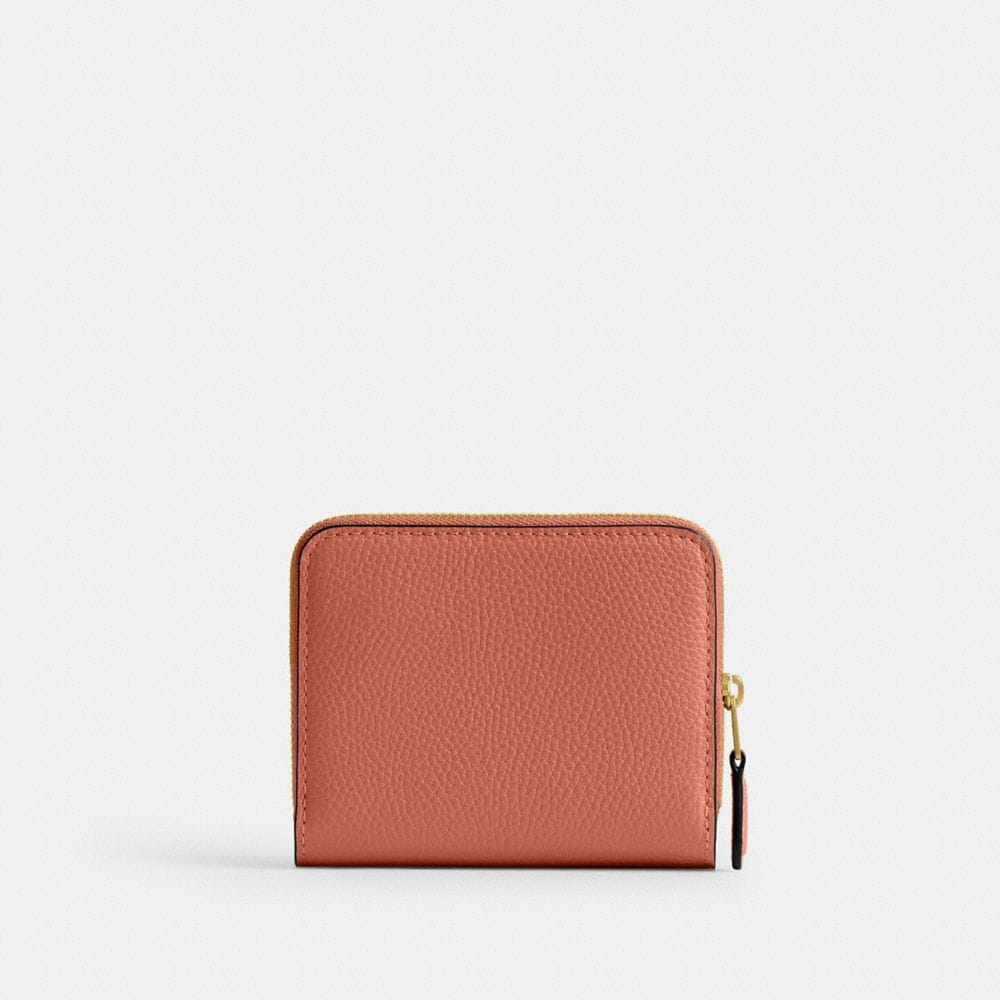 Coach Essential Billfold Wallet Brass Dark Peach