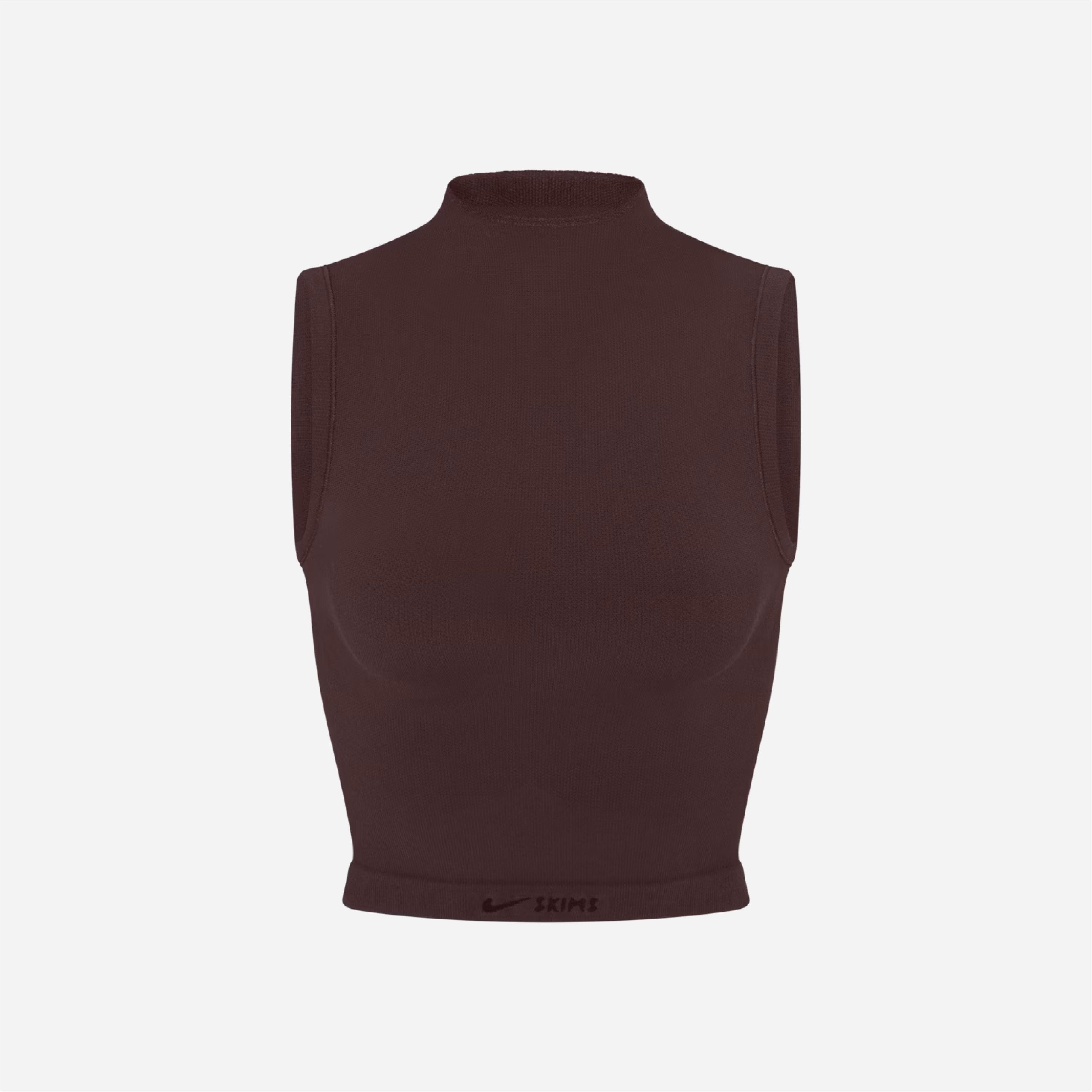 Nike X Skims Vintage Seamless Mock-Neck Long-Line Bra Phoenix