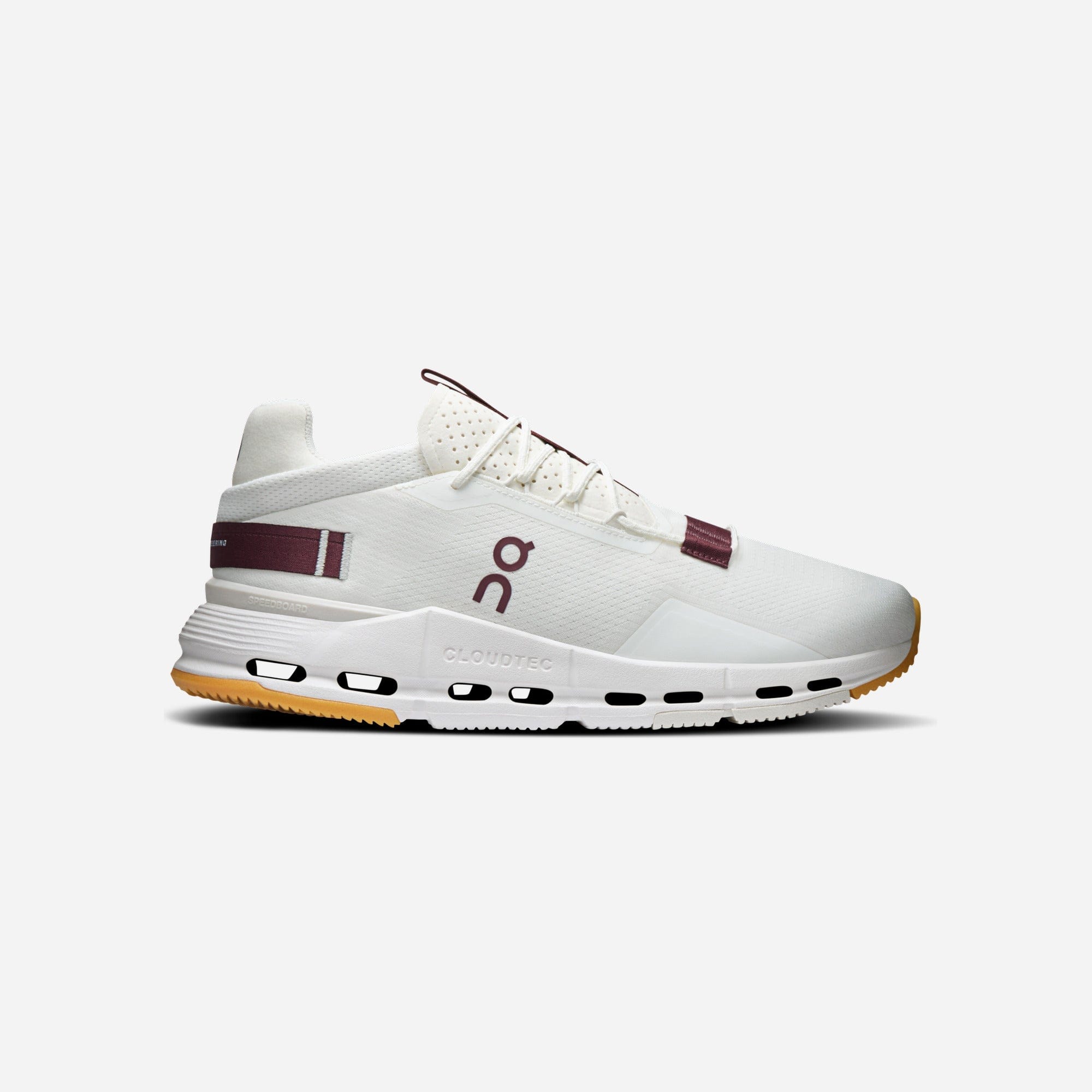 ON Running Cloudnova 2 Ivory Maroon