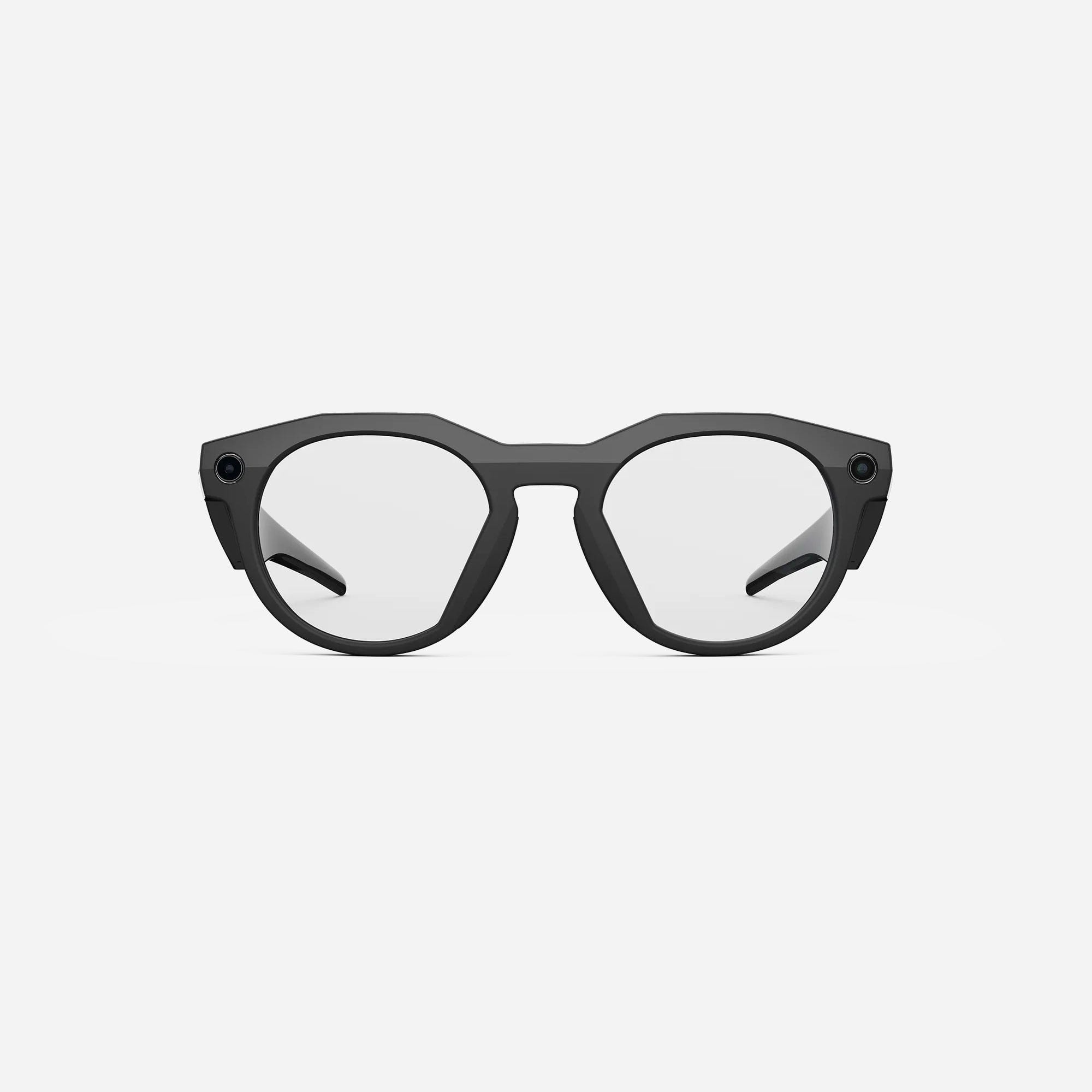 Oakley Meta HSTN Clear Lens Black Frame AI Glasses