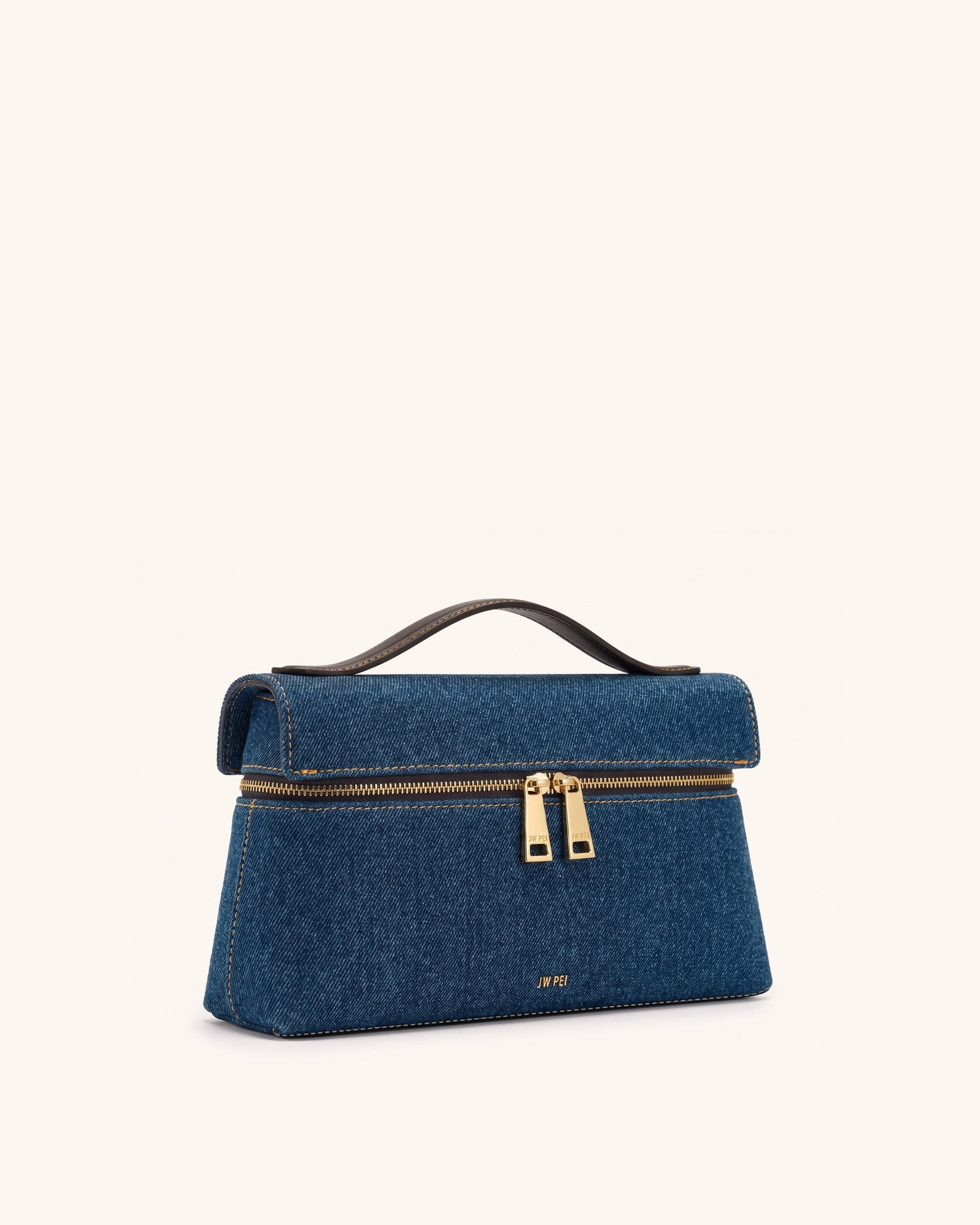 Jw Pei Thea Top Handle Bag Blue Denim