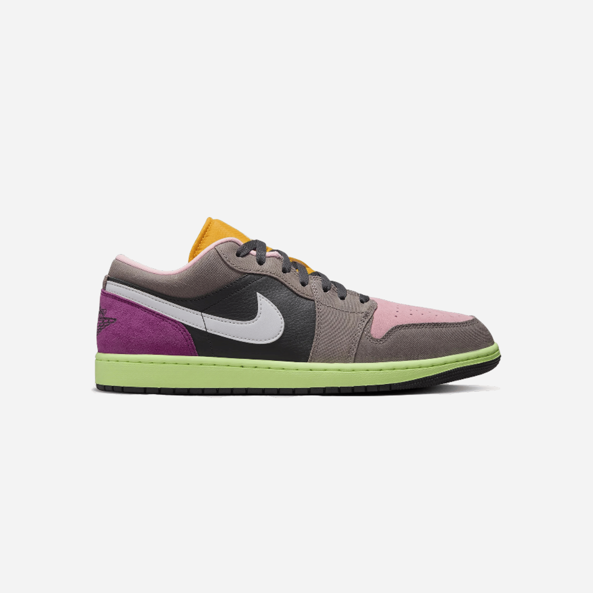 Nike Air Jordan 1 Low SE Tokyo Bio Hack Lifestyle Shoes Oil Grey/Cave Stone/Arctic Punch/White