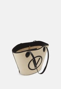 Valentino Covent Set Tote Bag Naturale/Nero