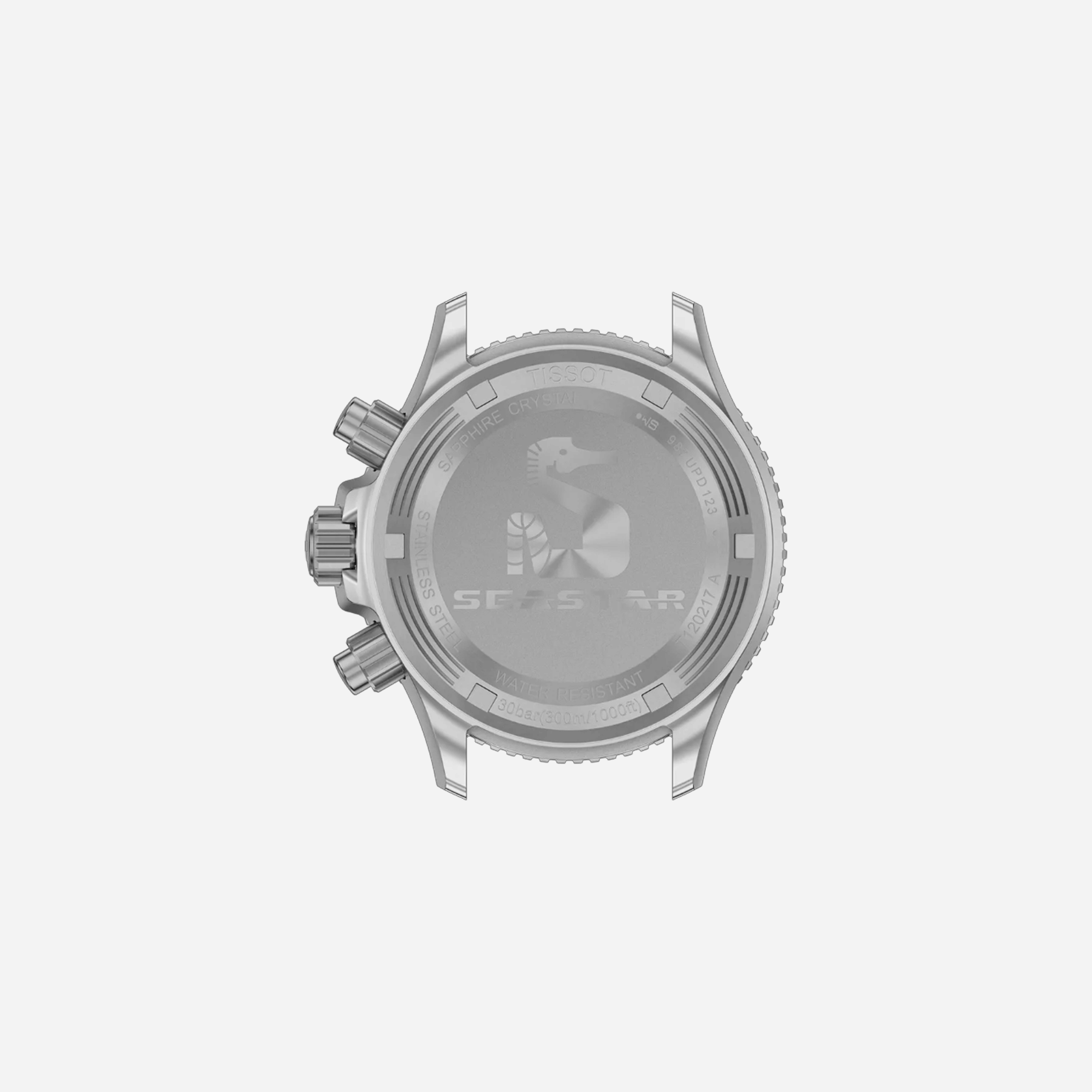 Tissot Seastar 1000 38mm Grey Dial Silver Steel Watch