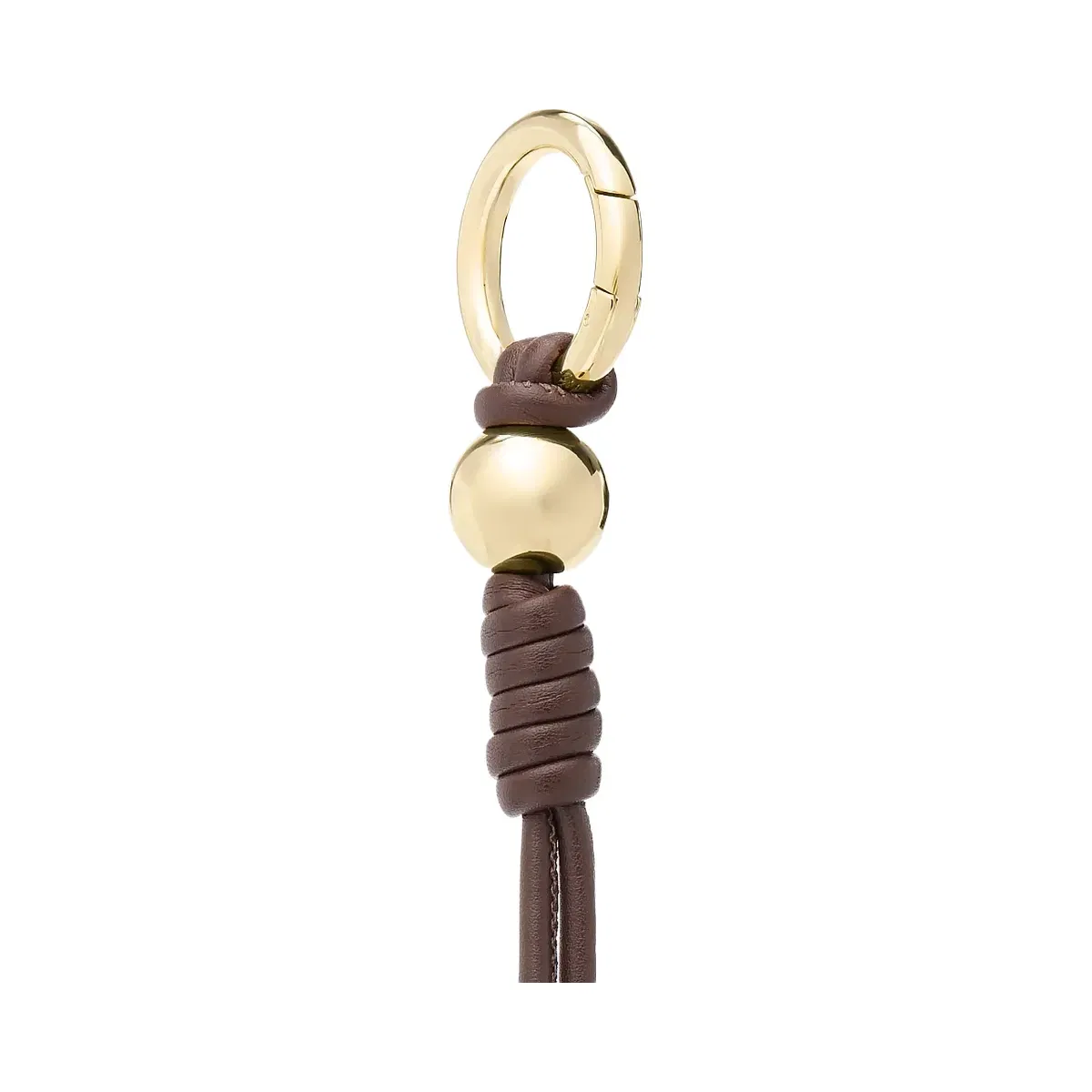 Michael Kors Gold-Tone Knot Bag Charm Nutmeg