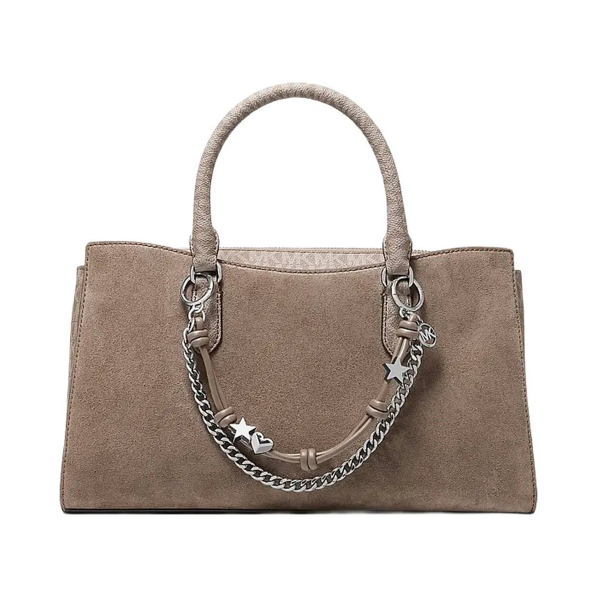 Michael Kors Silver-Tone Charm and Chain Bag Charm Mushroom