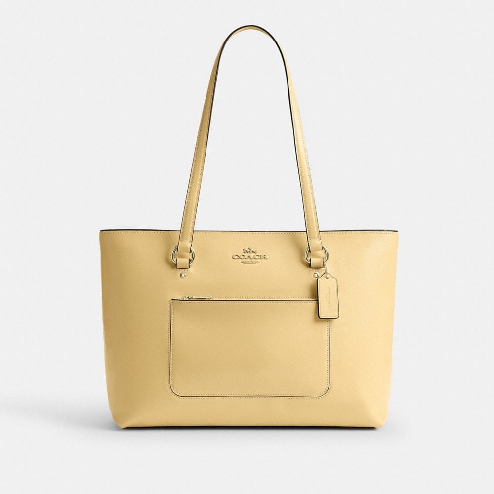 Coach Station Tote Bag Gold Vanilla