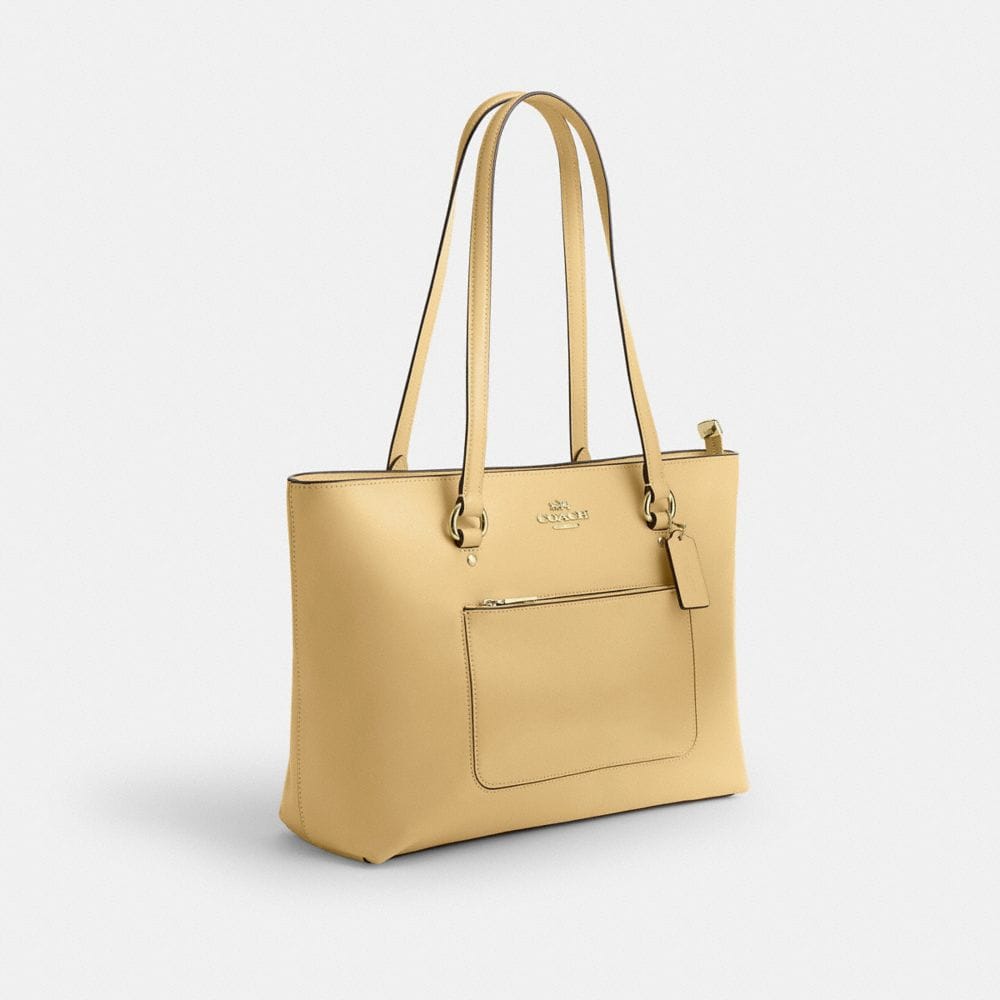 Coach Station Tote Bag Gold Vanilla
