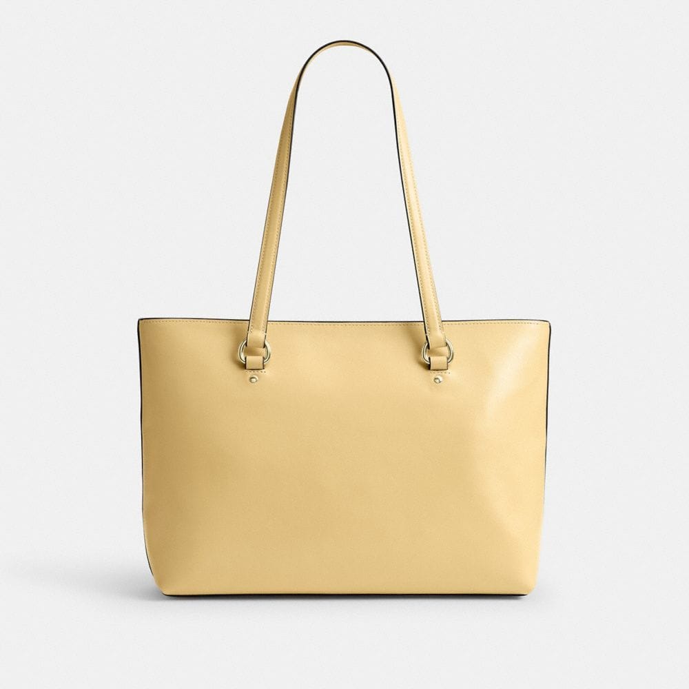 Coach Station Tote Bag Gold Vanilla