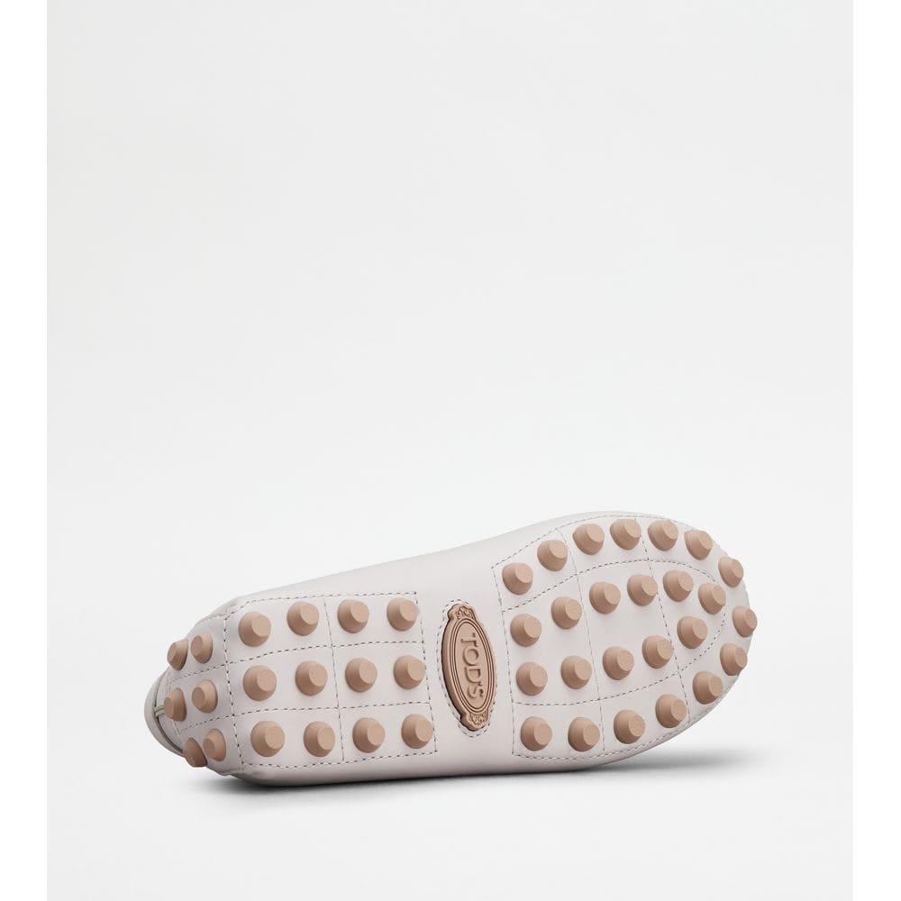 Tods Gommino Bubble In Leather Grey Womens