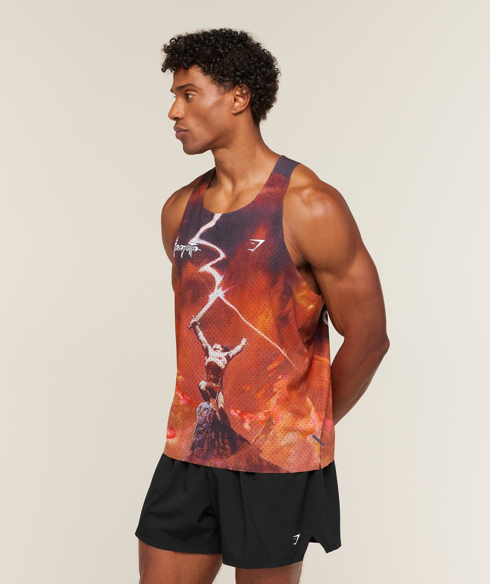 Gymshark Gymshark X Frazetta X Run Club Tank Red Rust