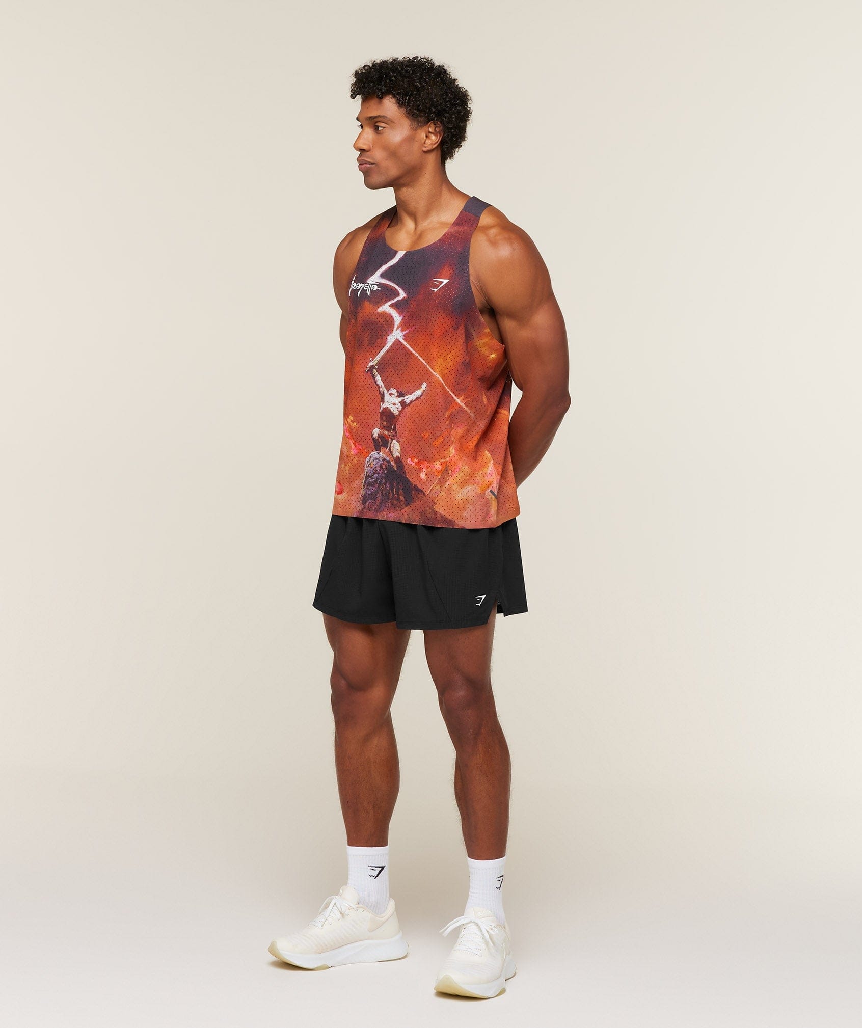 Gymshark Gymshark X Frazetta X Run Club Tank Red Rust